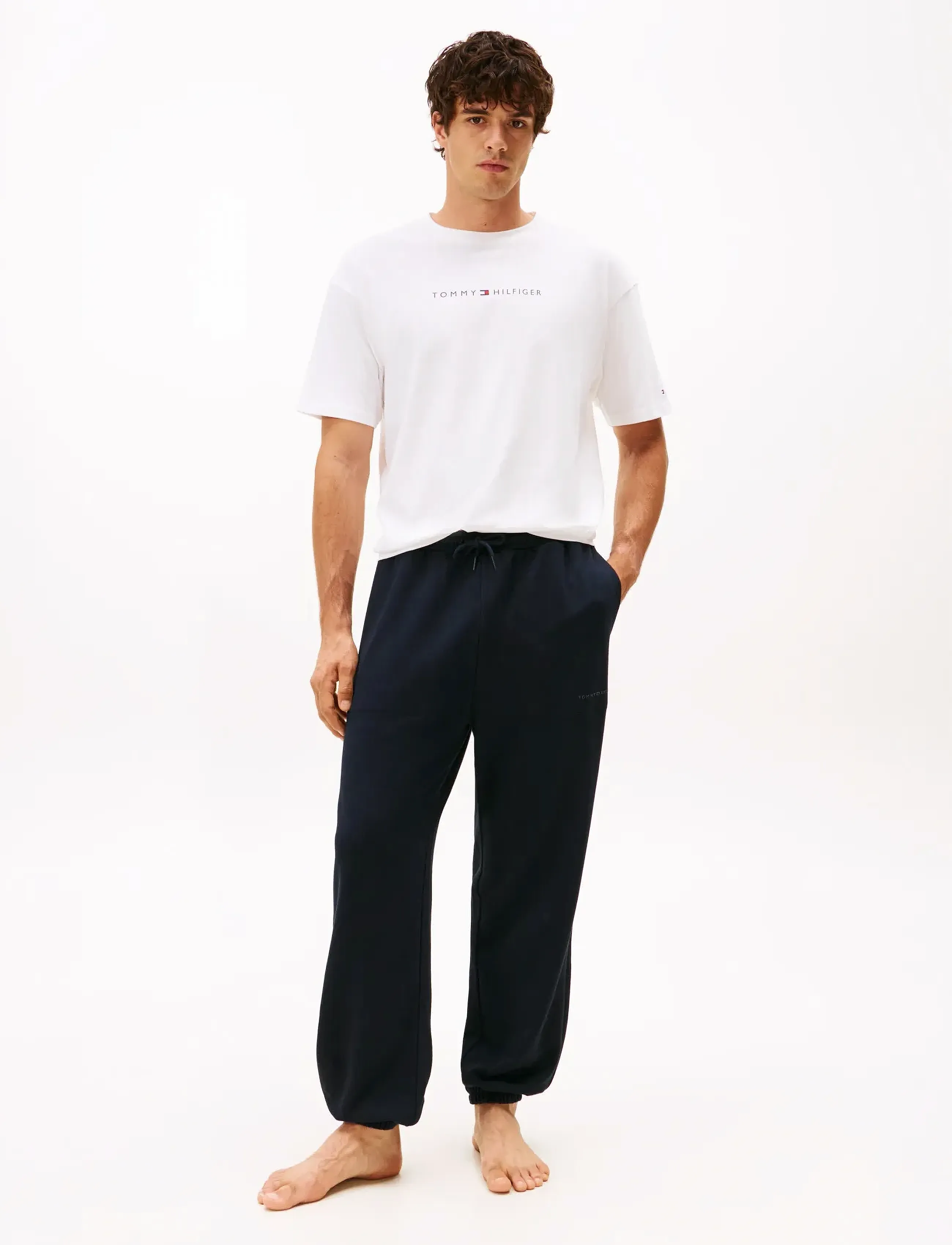 Tommy Hilfiger TRACK PANT - Tommy Hilfiger - DESERT SKY / navy