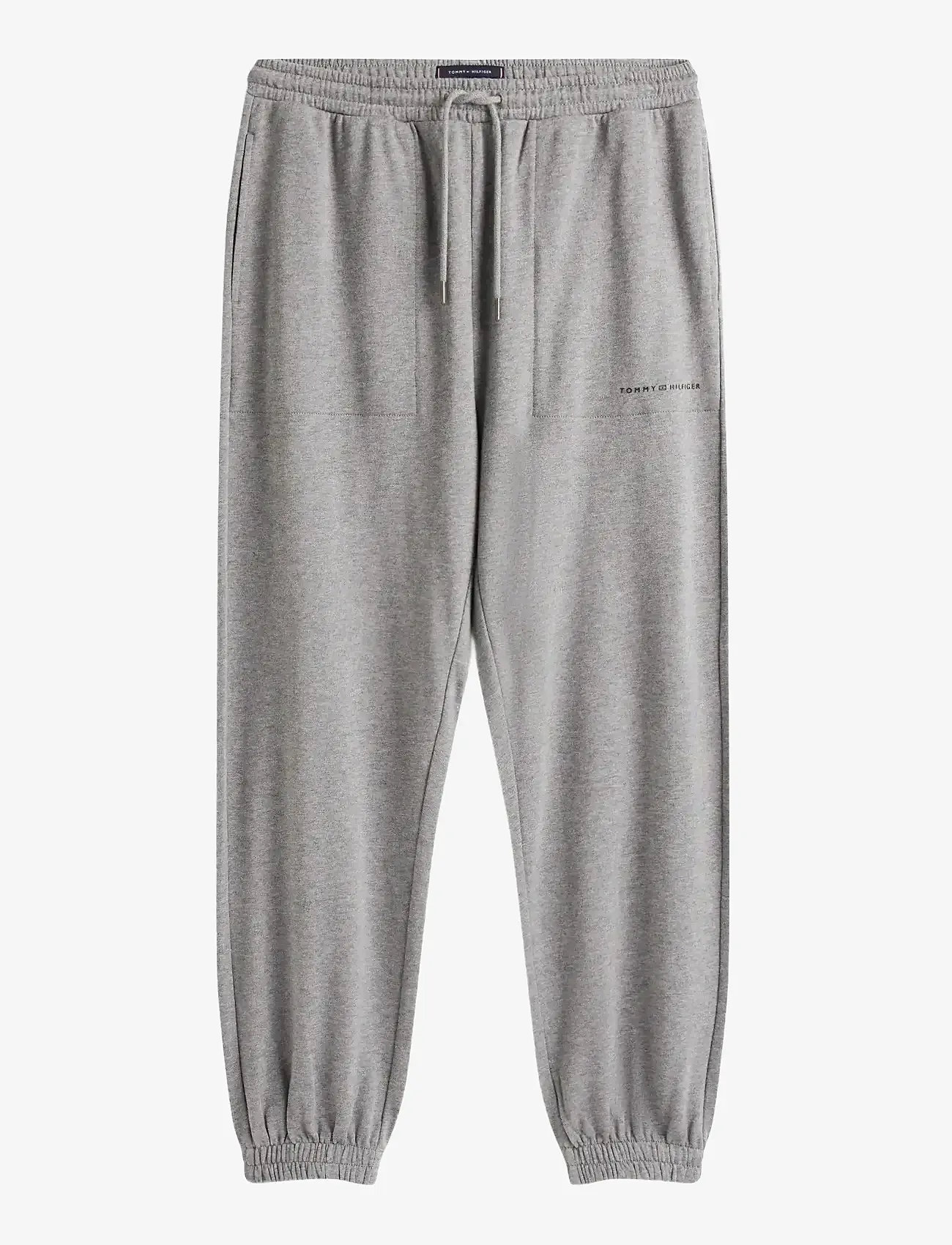 Tommy Hilfiger - TRACK PANT - collegehousut - medium grey heather - 1