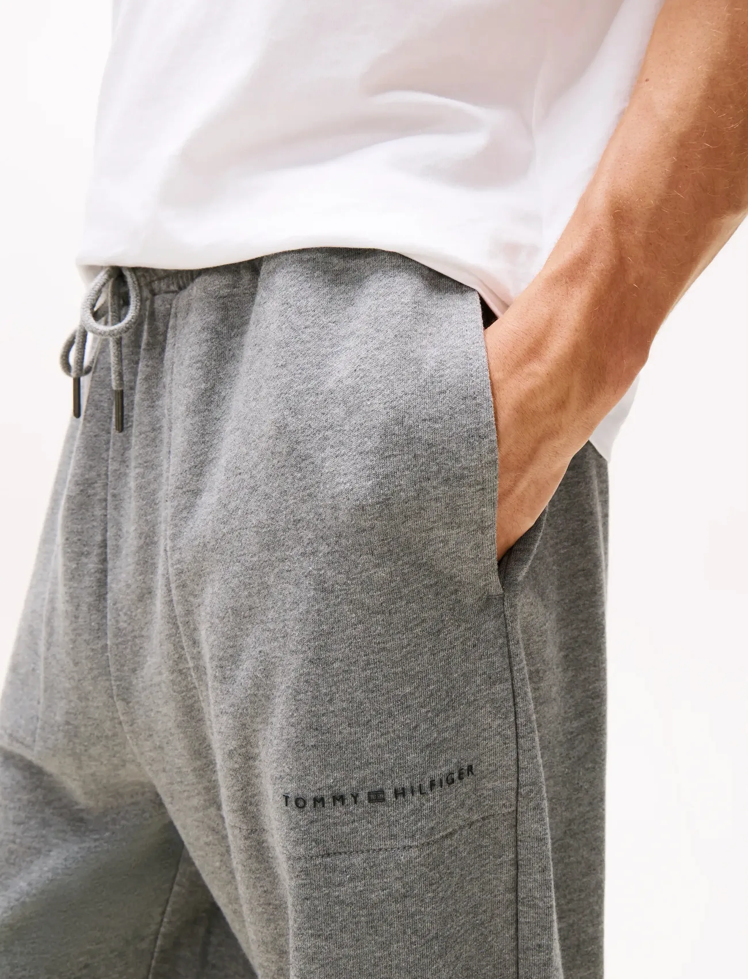 Tommy Hilfiger - TRACK PANT - joggingbuxur - medium grey heather - 3