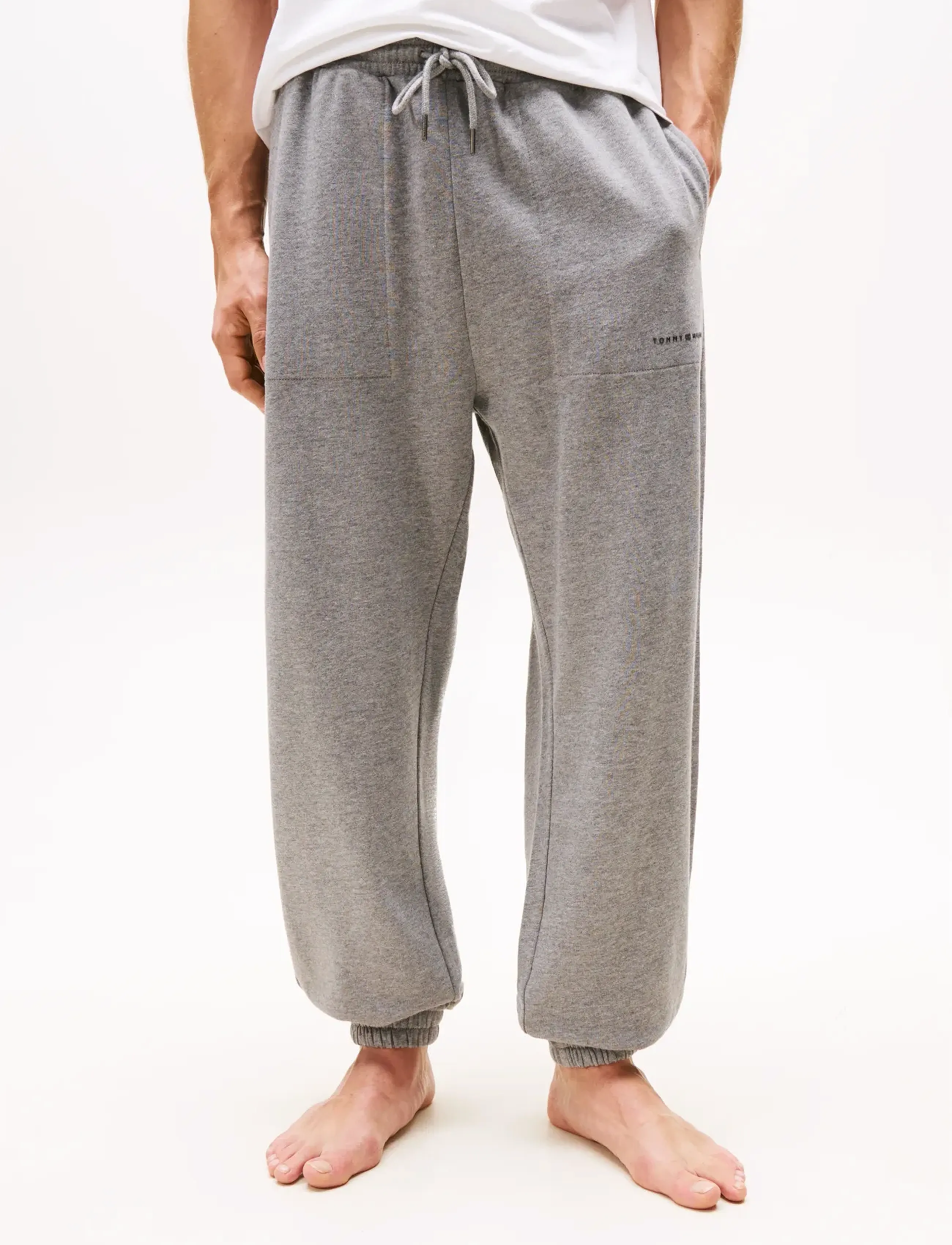 Tommy Hilfiger - TRACK PANT - joggingbuxur - medium grey heather - 4