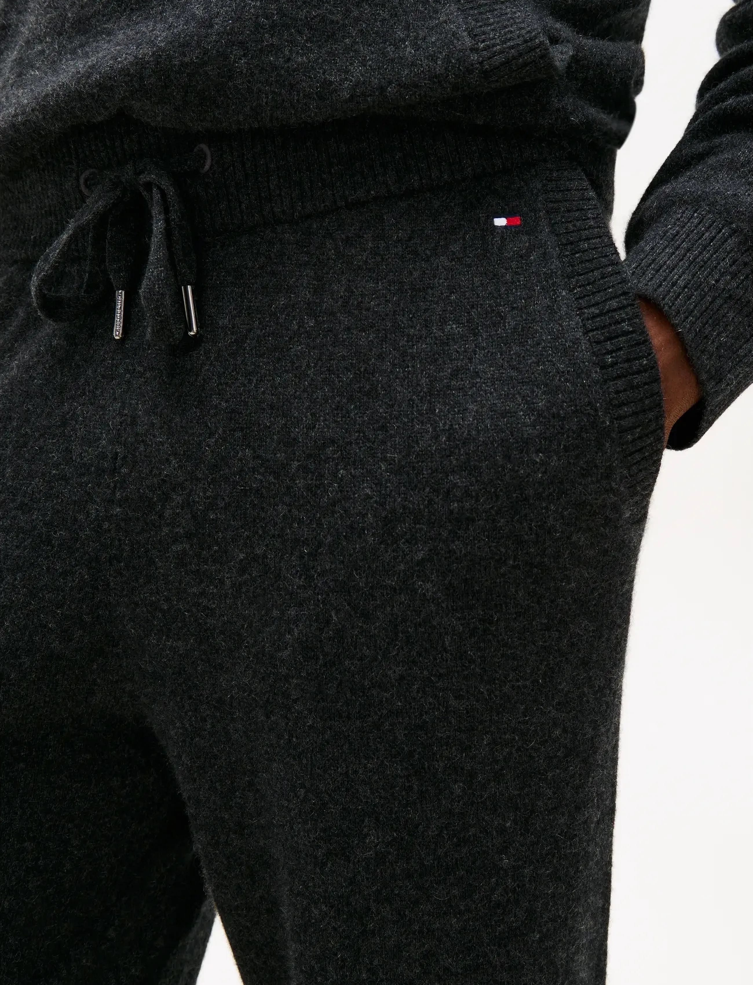 Tommy Hilfiger - TRACK PANTS - sweatpants - charcoal - 4