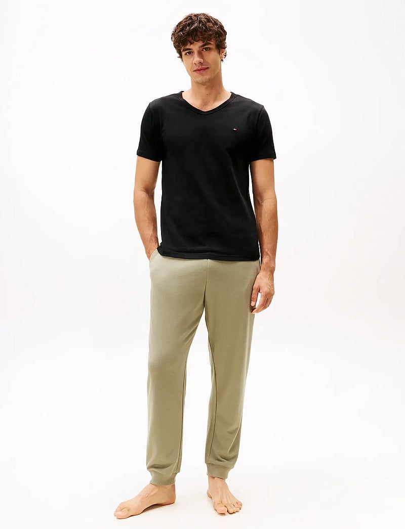 Tommy Hilfiger - 3P SS V-NECK TEE - nattrøjer - black/black/black - 0