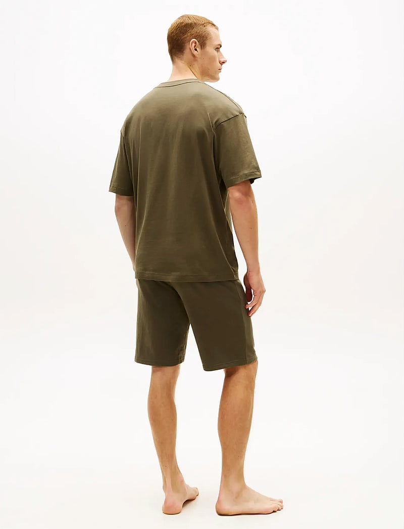 Tommy Hilfiger - SS LOGO TEE - lühikeste varrukatega t-särgid - army green - 2