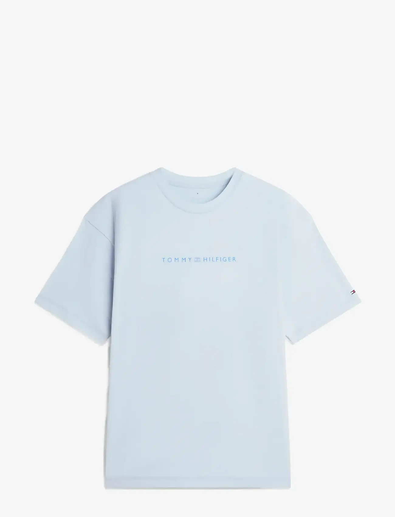 Tommy Hilfiger - SS LOGO TEE - lühikeste varrukatega t-särgid - breezy blue - 1