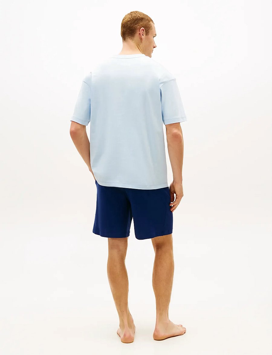 Tommy Hilfiger - SS LOGO TEE - kortærmede t-shirts - breezy blue - 2