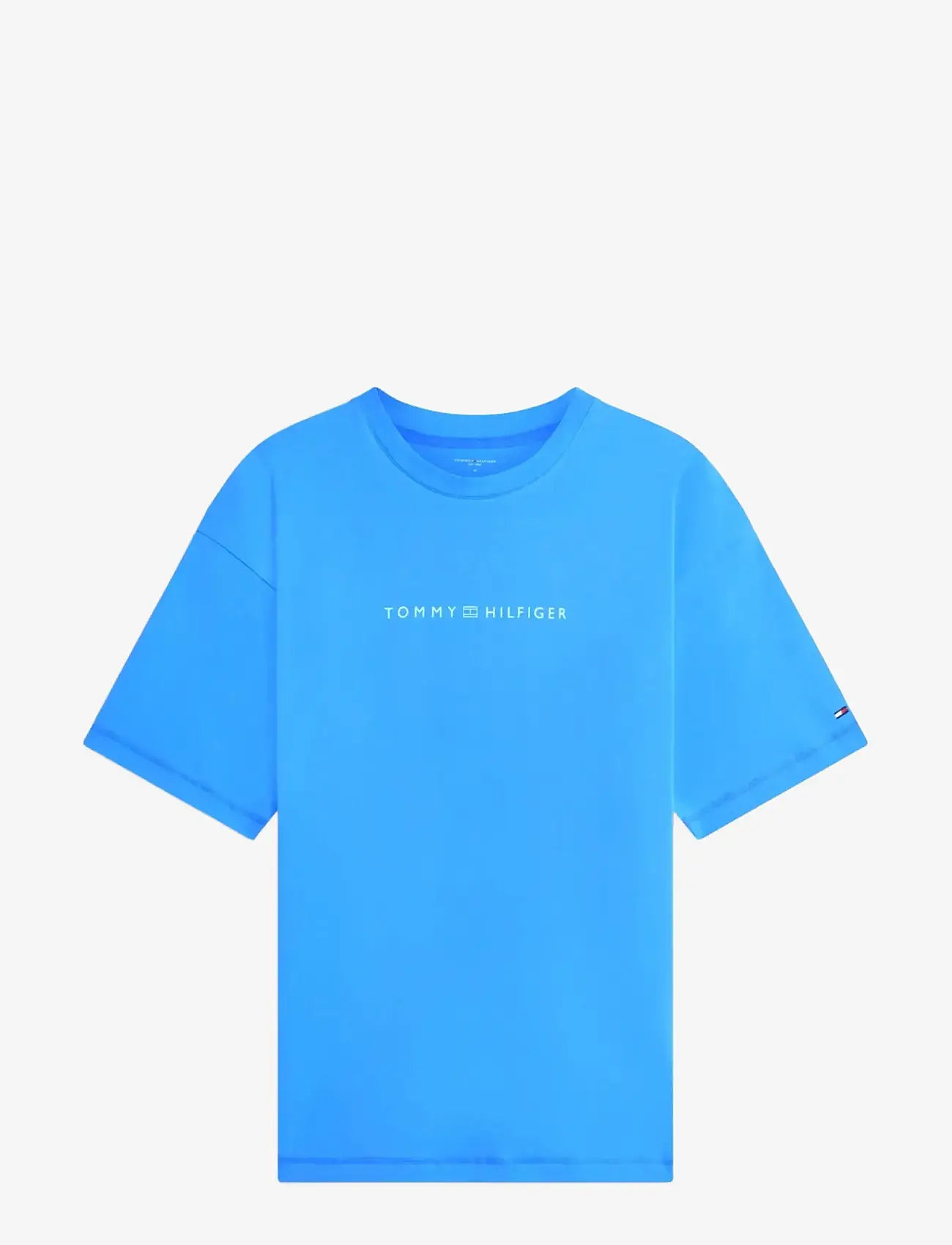 Tommy Hilfiger - SS LOGO TEE - kortærmede t-shirts - copenhagen blue - 1
