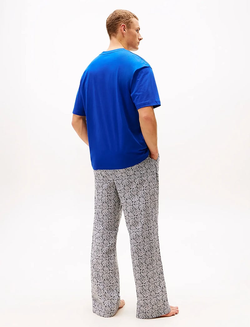 Tommy Hilfiger - SS LOGO TEE - kortärmade t-shirts - wedge blue - 3