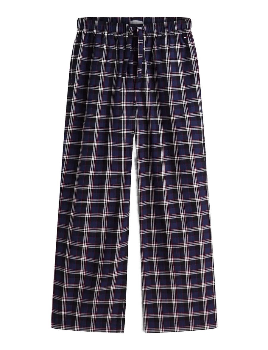 Tommy Hilfiger - WOVEN PJ PANT PRINT - pyjama bottoms - blue ink global stripe plaid - 1