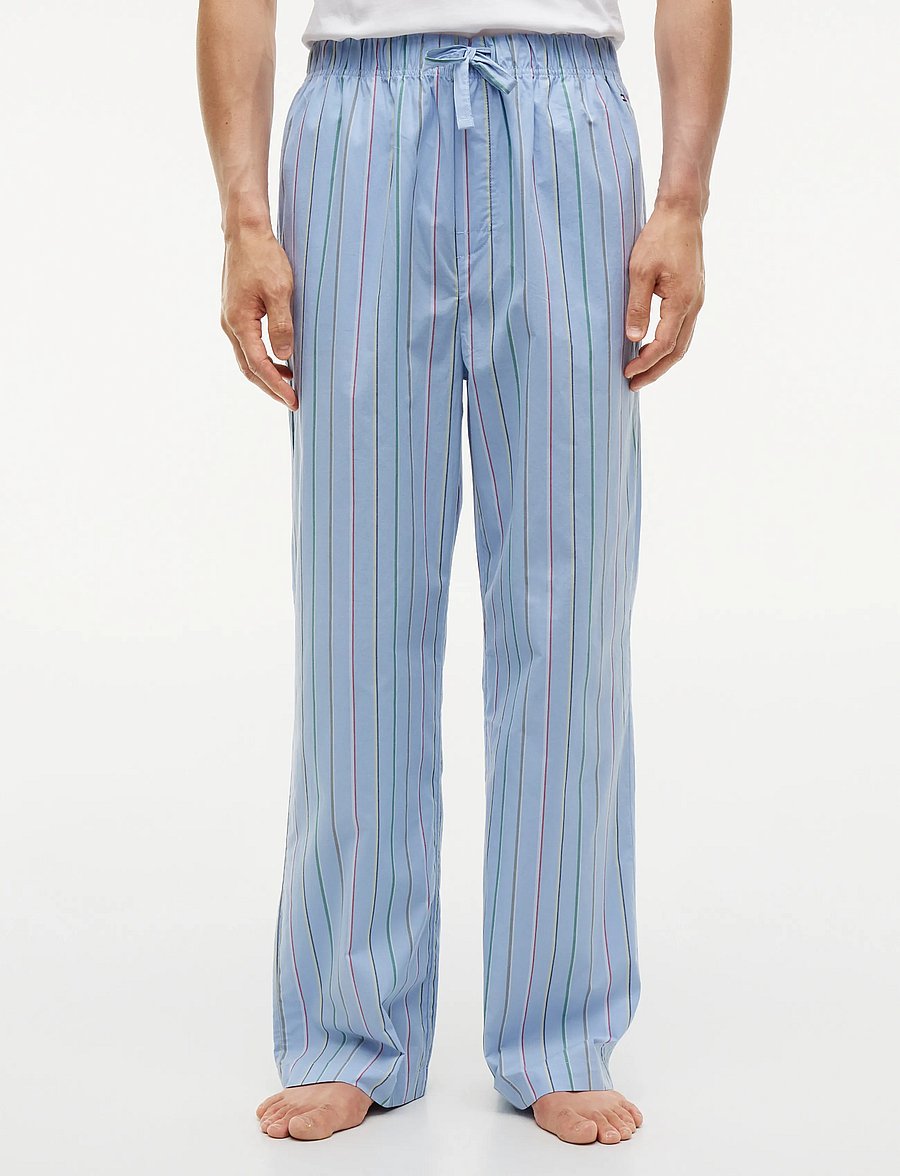 Tommy Hilfiger - WOVEN PJ PANT PRINT - pyjamahosen - pinstripe multi - 0