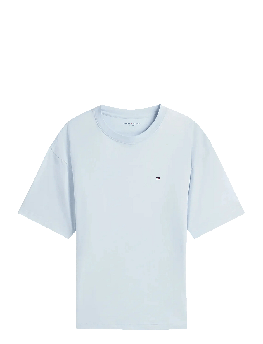 Tommy Hilfiger - SS JERSEY PJ SET - nattøj sæt - breezy blue preppy navy - 2