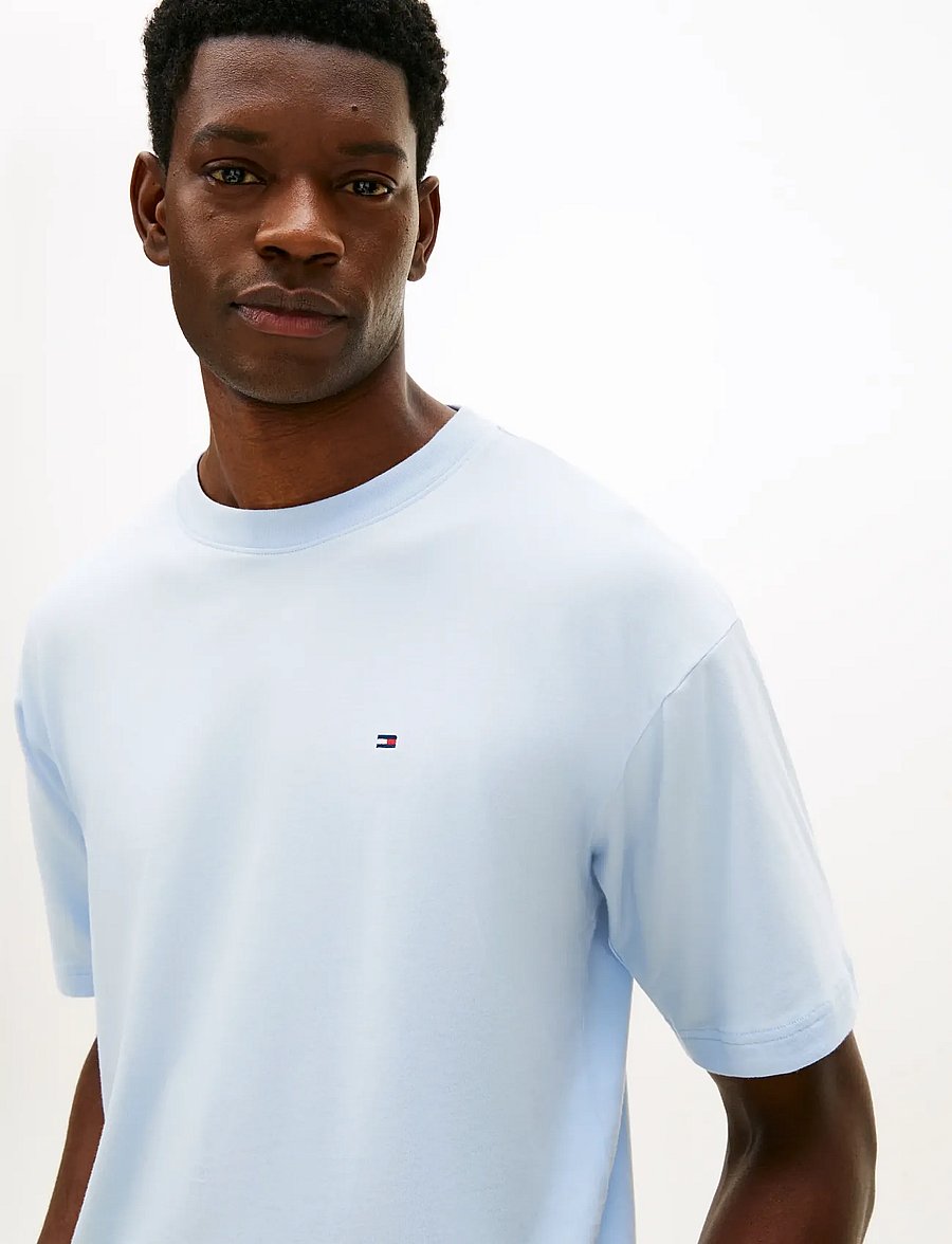 Tommy Hilfiger - SS JERSEY PJ SET - nattøj sæt - breezy blue preppy navy - 4