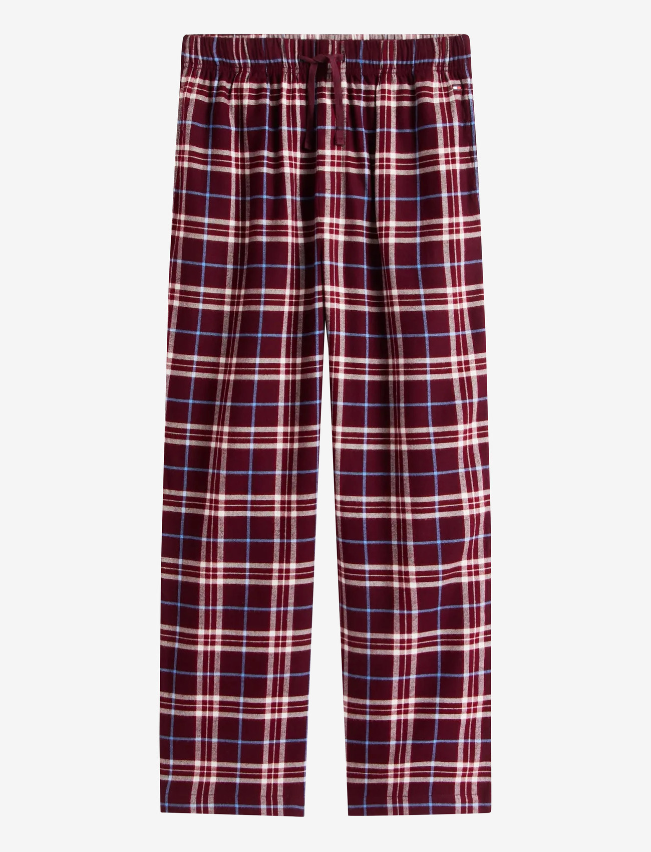 Tommy Hilfiger - RELAXED FLANNEL PJ SET -BOXED - nattøj sæt - tartan reiker burgundy - 3