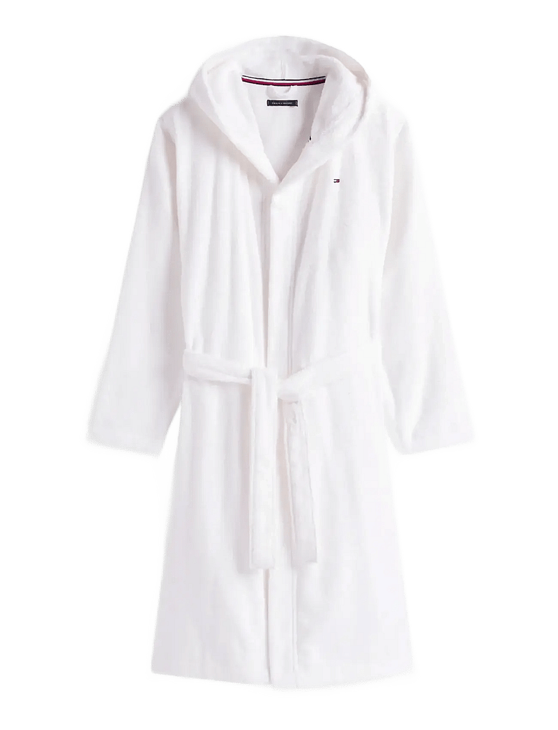 Tommy Hilfiger - HOODED TOWELLING ROBE - morgonrockar - th optic white - 1