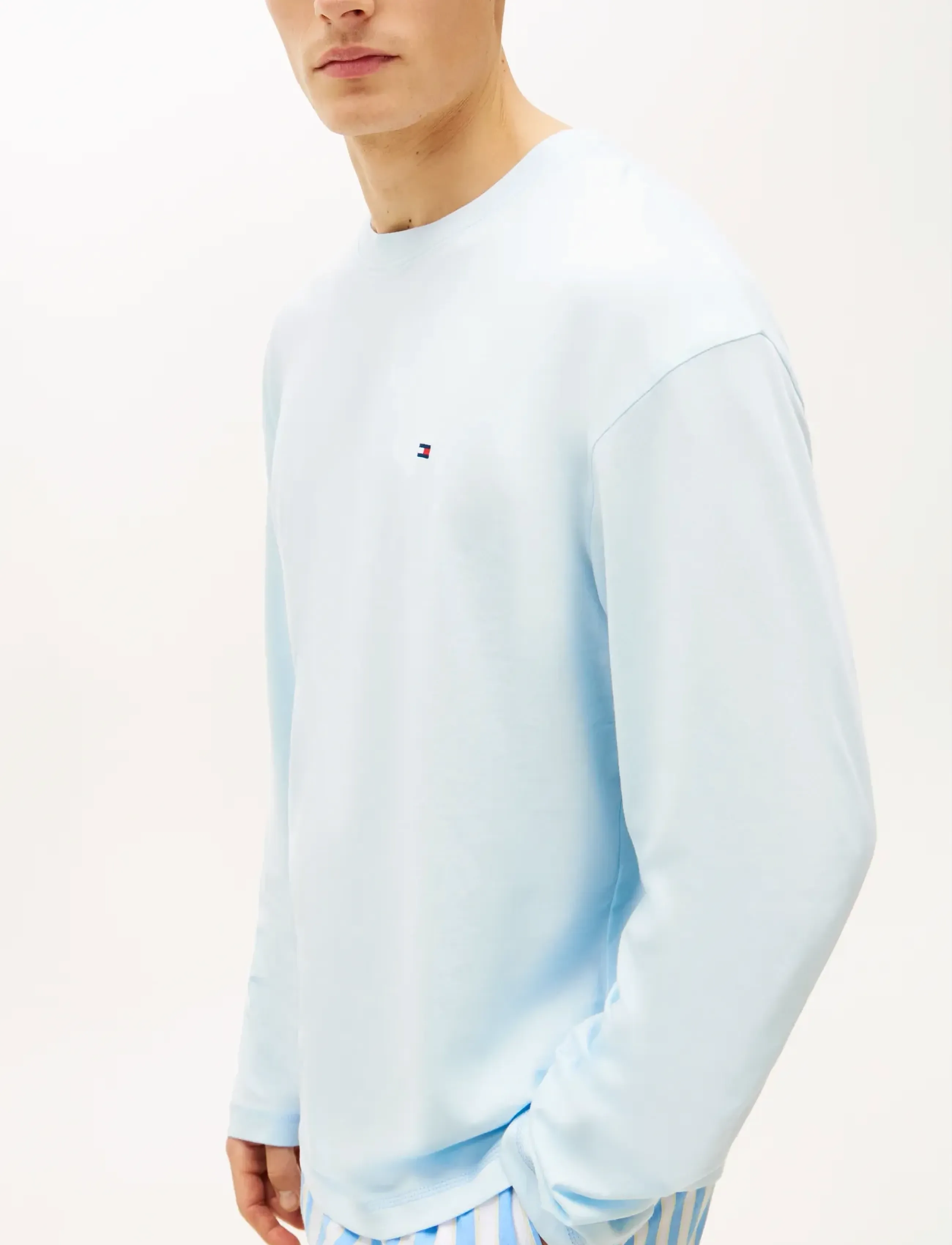 Tommy Hilfiger - LS WOVEN PJ SET PRINT - ensembles de pyjama - keepsake blue deck chr stp - 3