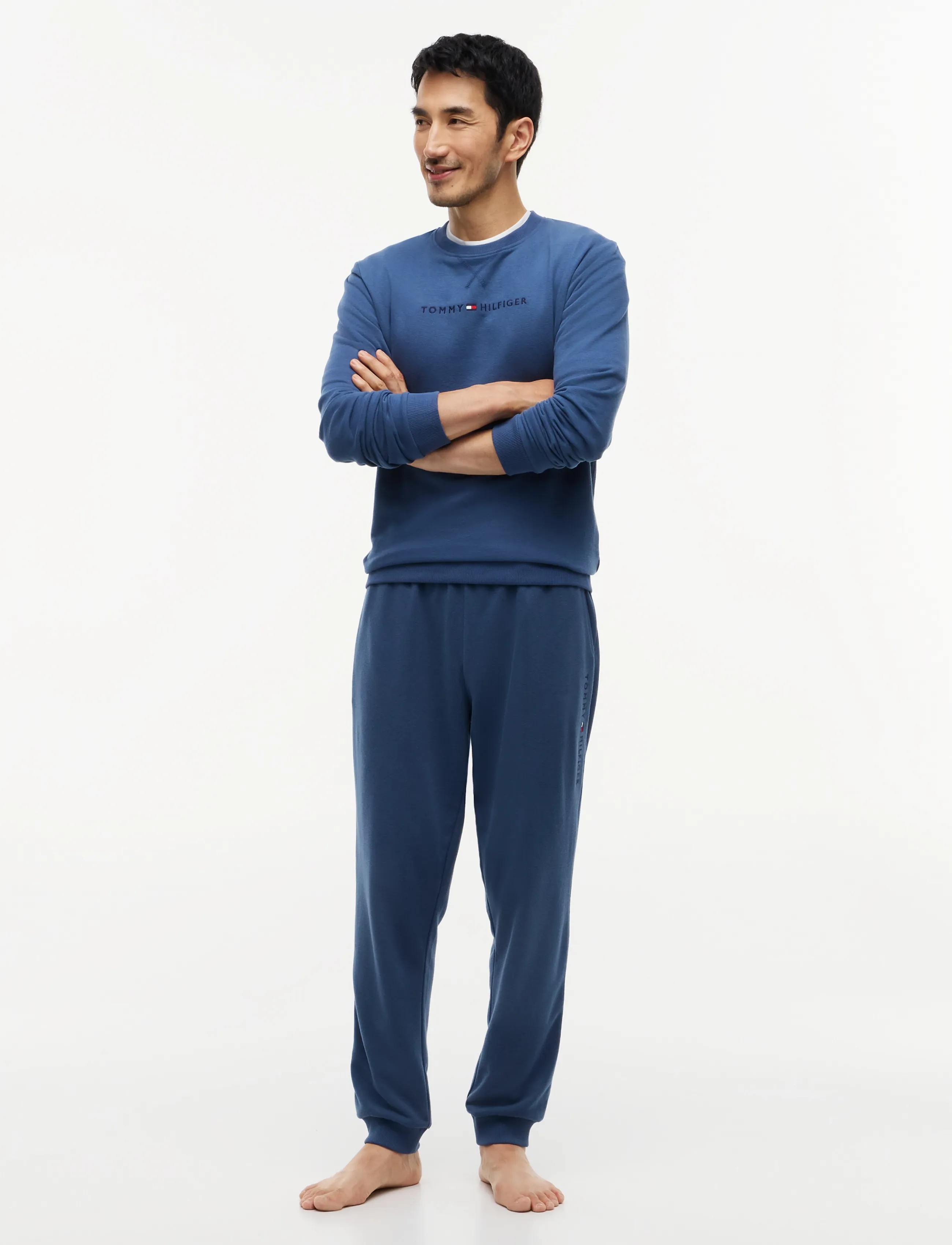Tommy Hilfiger - TRACK PANT - dressipüksid - aegean sea - 3