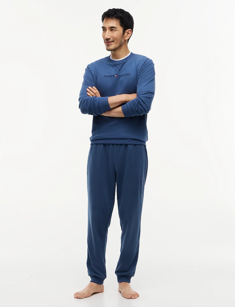 Tommy Hilfiger - TRACK PANT - dressipüksid - aegean sea - 3