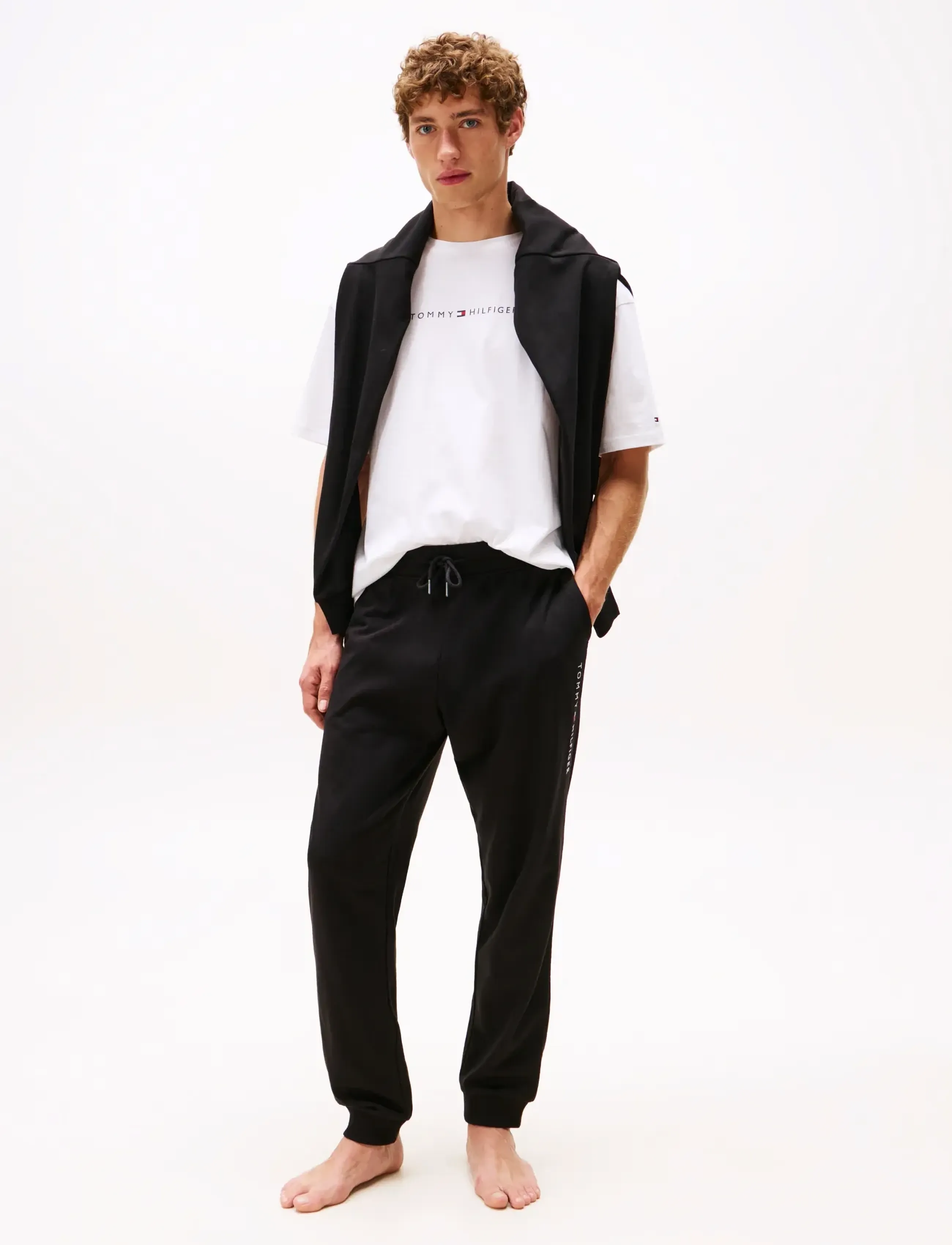 Tommy Hilfiger - TRACK PANT - joggingbyxor - black - 3