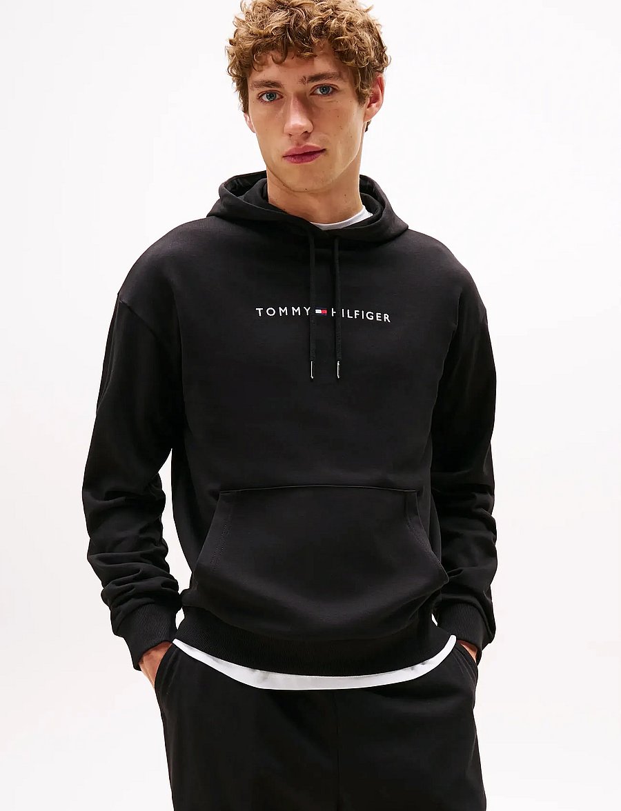 Tommy Hilfiger - OH HOODIE - kapuutsiga pusad - black - 0