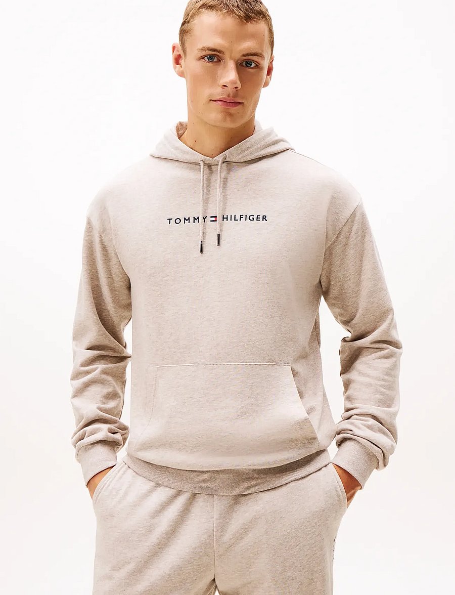 Tommy Hilfiger - OH HOODIE - kapuzenpullover - heathered pebble - 0
