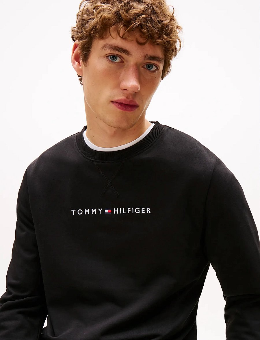 Tommy Hilfiger - TRACK TOP - svarīgi brīvdienās - black - 4