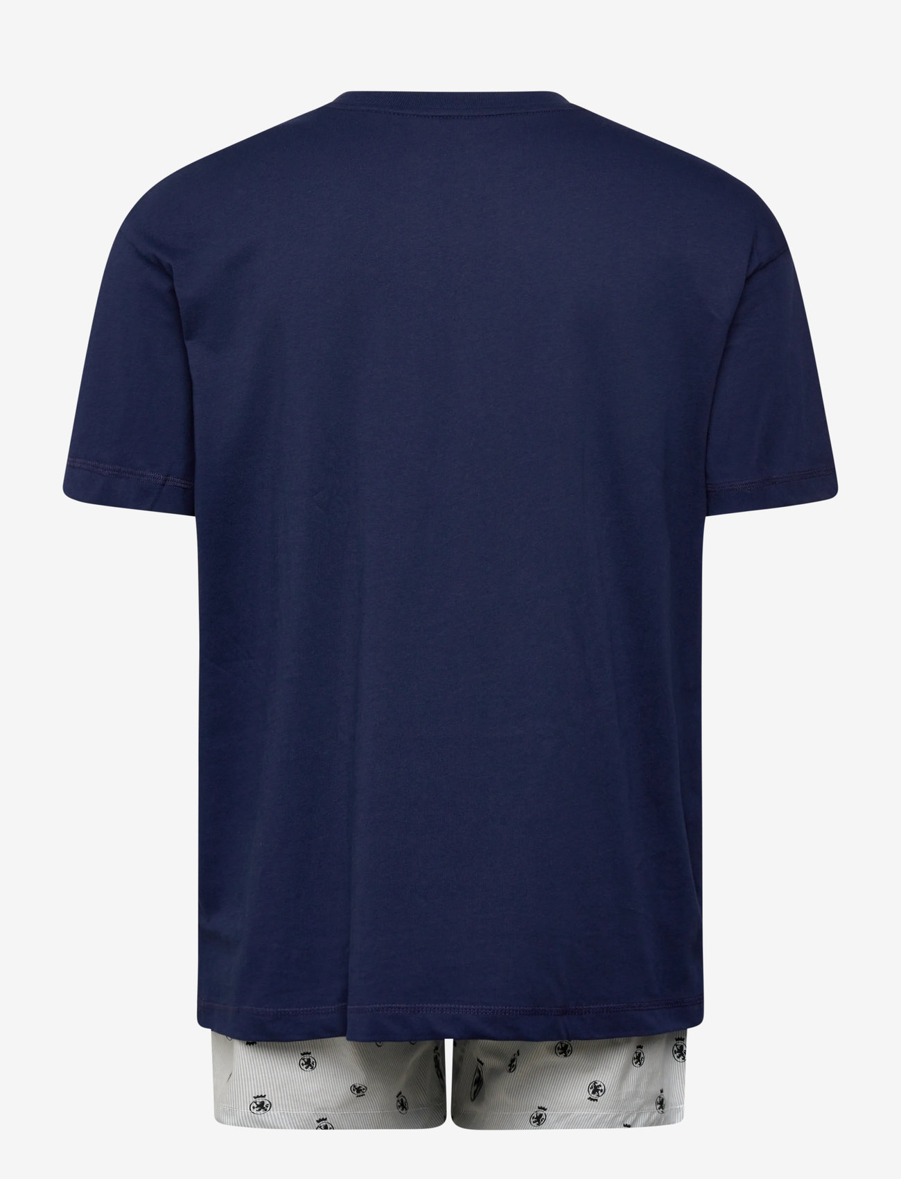 Tommy Hilfiger - OVERSIZED TEE & WOVEN BOXER - pyjamasset - prpy nvy ithca crest aop - 2