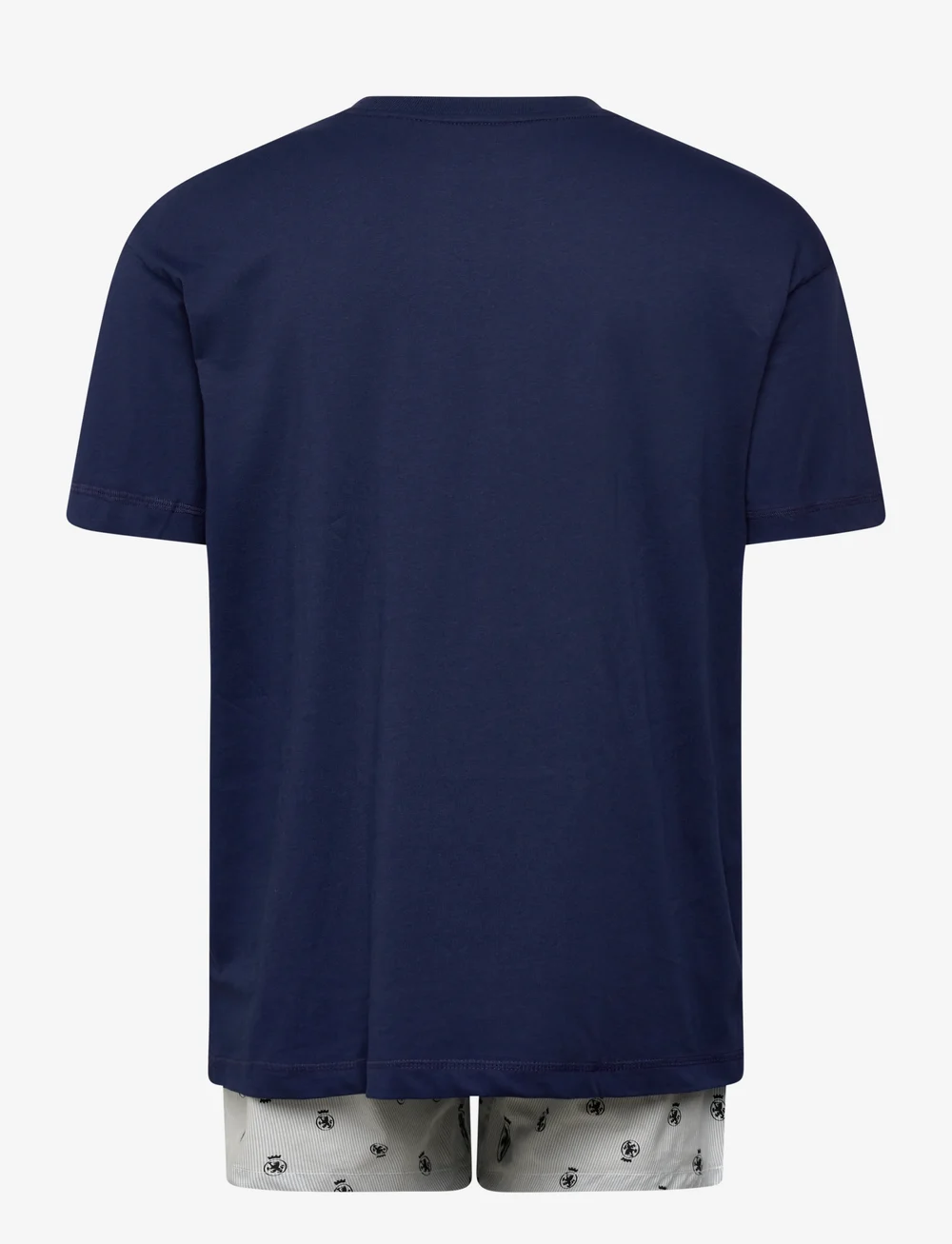 Tommy Hilfiger - OVERSIZED TEE & WOVEN BOXER - pyjama sets - prpy nvy/ithca crest aop - 2