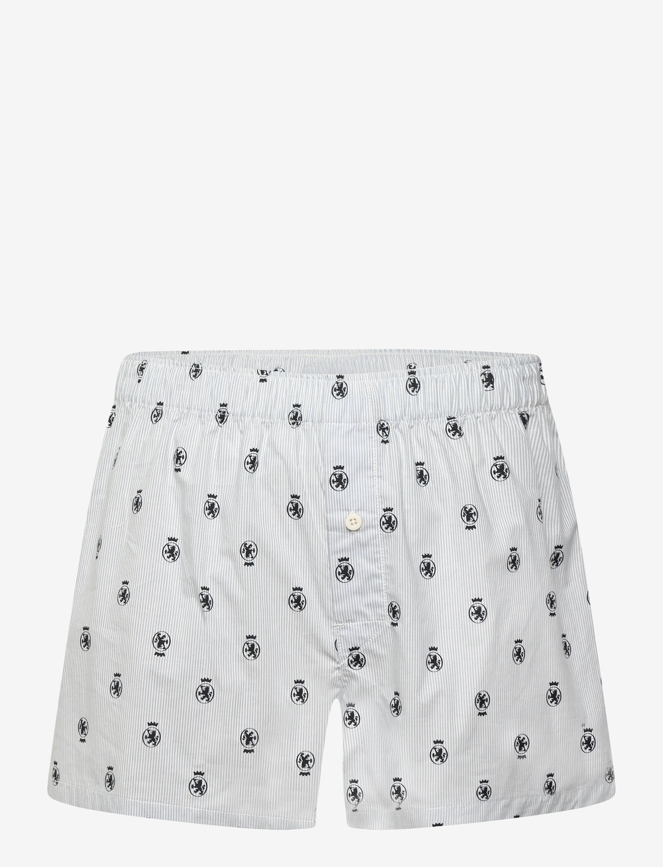 Tommy Hilfiger - OVERSIZED TEE & WOVEN BOXER - pyjamasset - prpy nvy ithca crest aop - 3