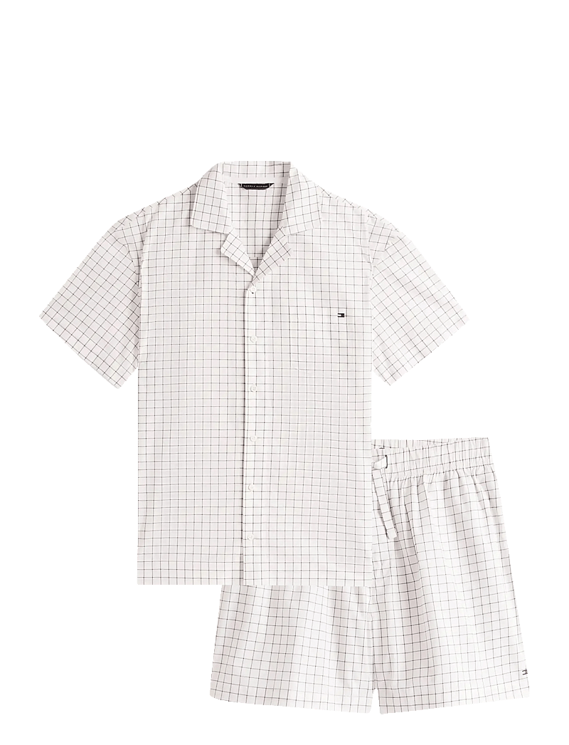 Tommy Hilfiger - SS WOVEN PJ SET - pyjamasset - linear grid check - 1