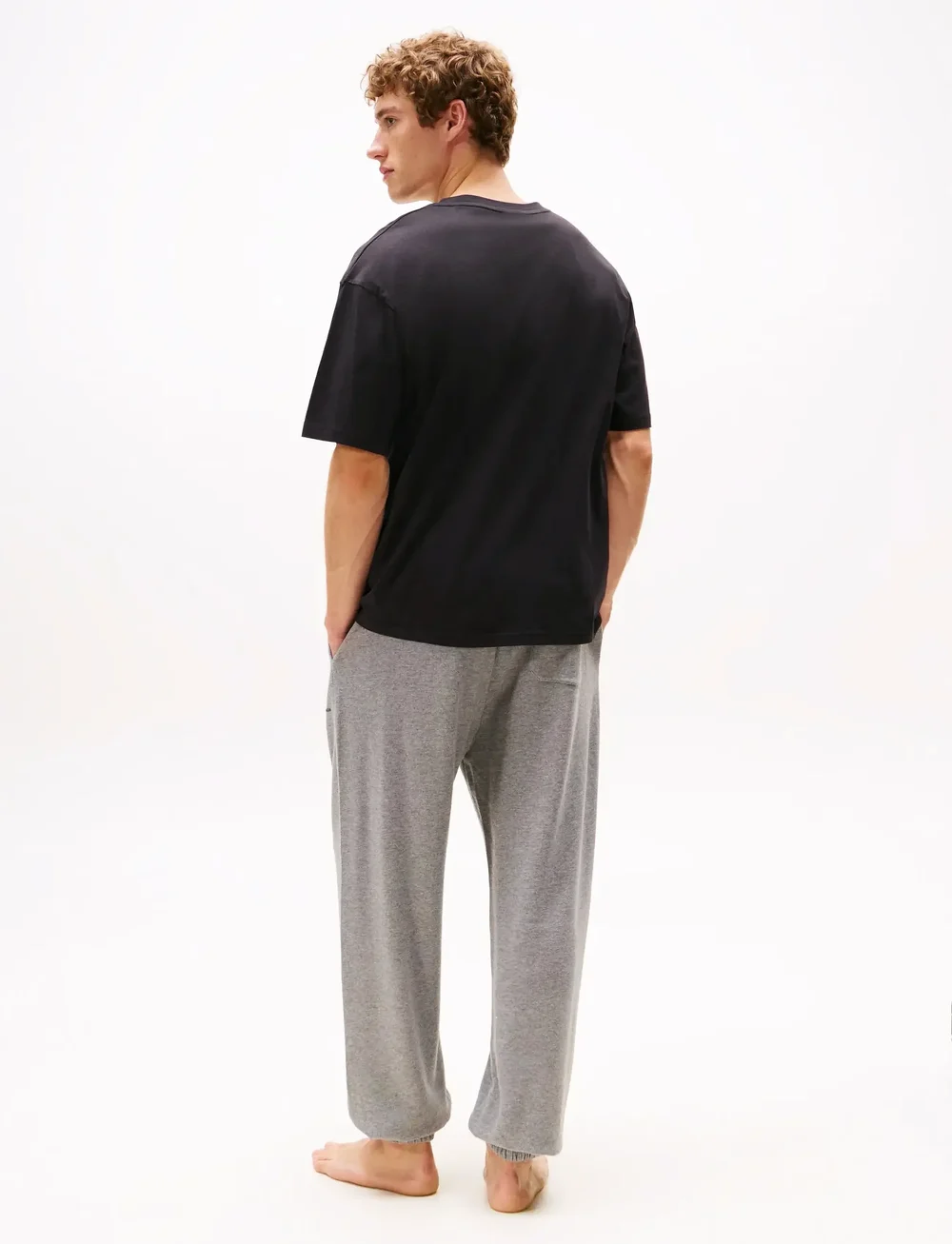 Tommy Hilfiger - SS TEE CONT. LOGO - lühikeste varrukatega t-särgid - black - 3