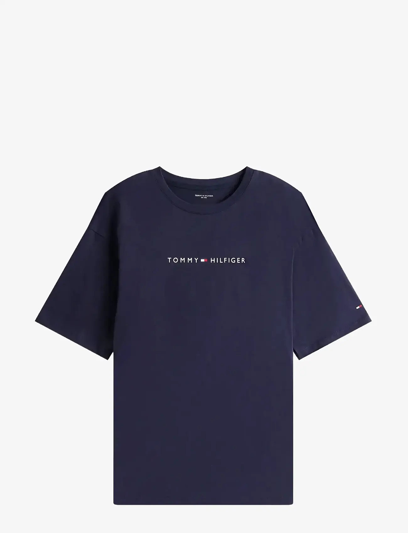 Tommy Hilfiger - SS TEE CONT. LOGO - kurzärmelig - desert sky - 1