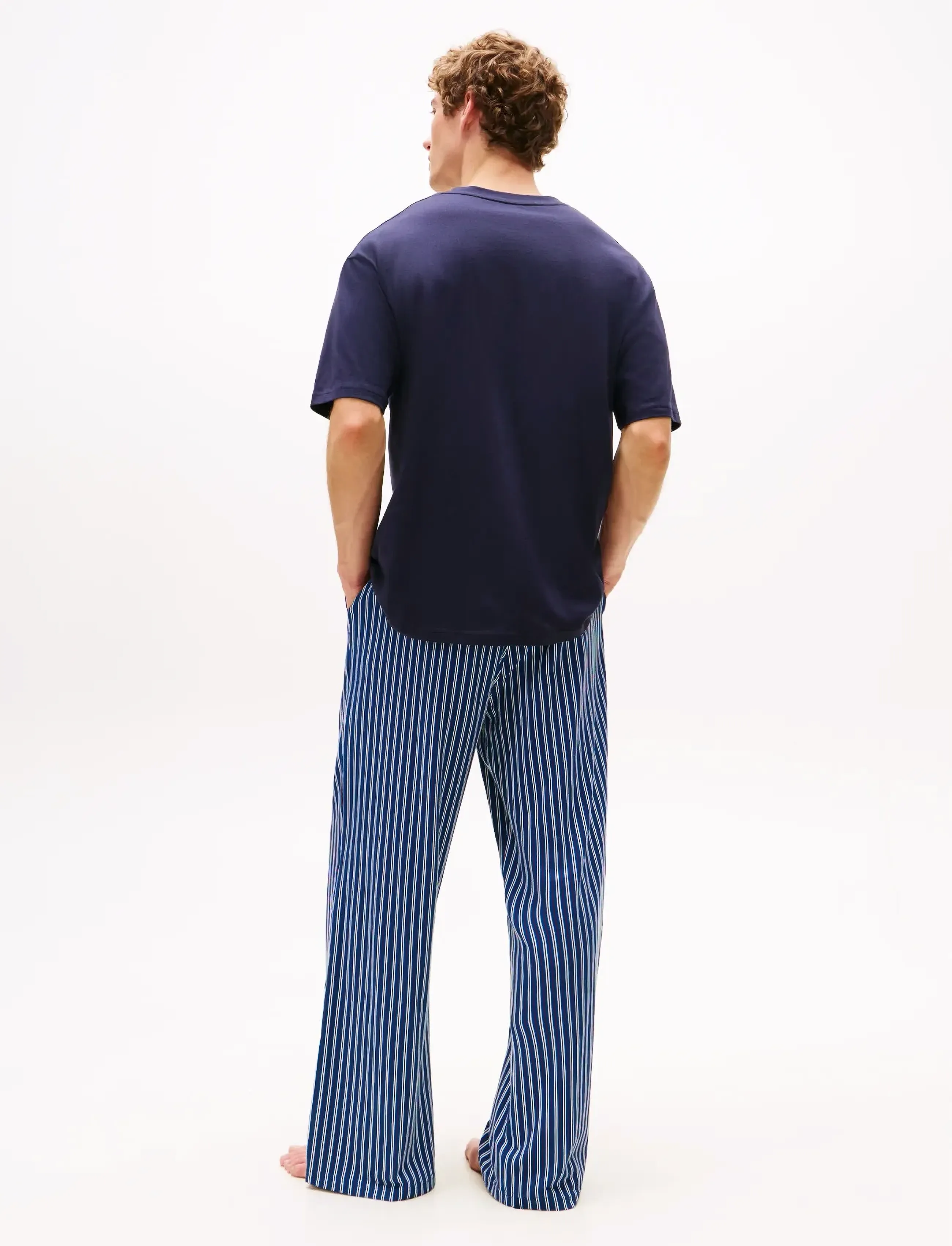 Tommy Hilfiger - SS TEE CONT. LOGO - stutterma bolir - desert sky - 3