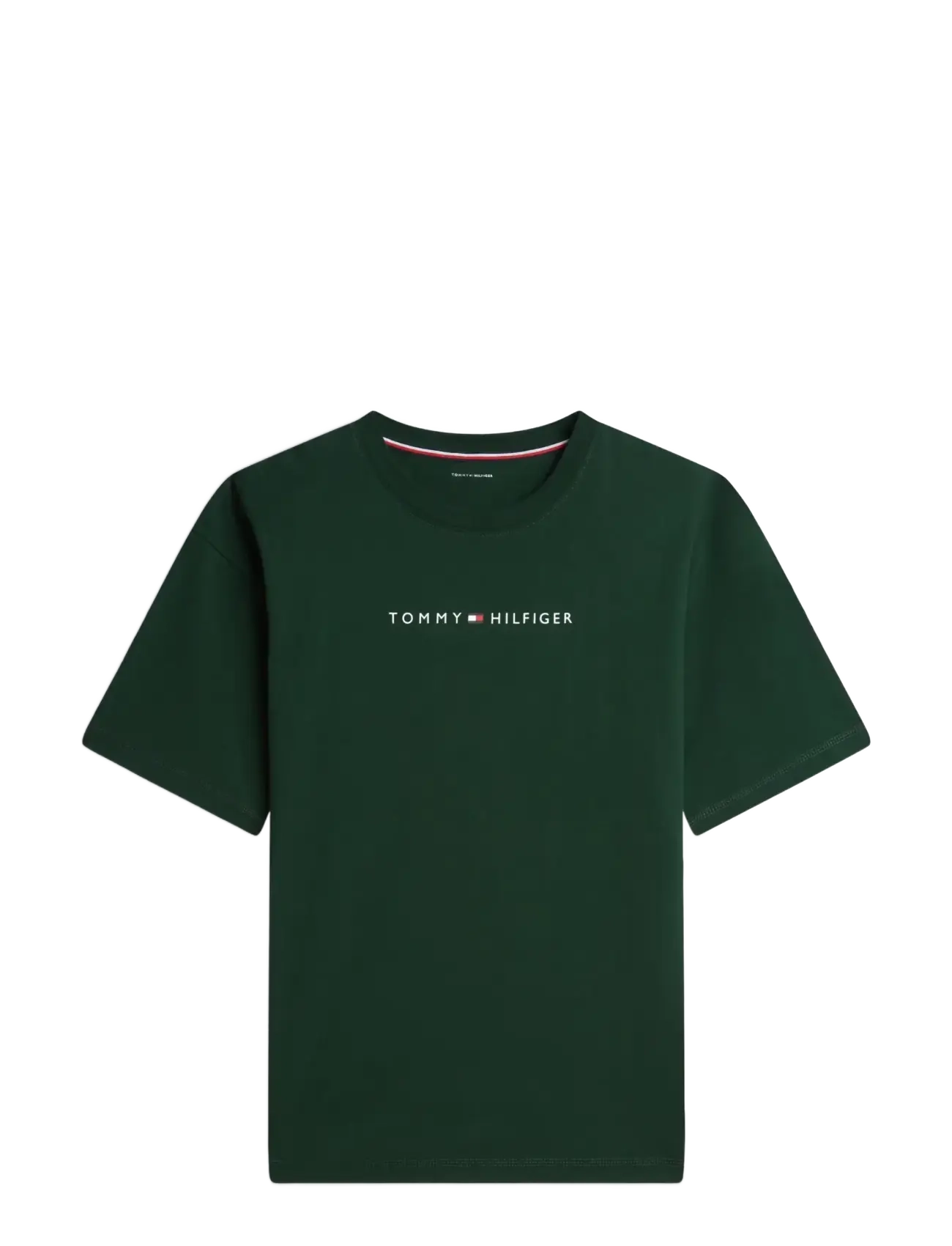 Tommy Hilfiger - SS TEE CONT. LOGO - lühikeste varrukatega t-särgid - nocturnal green - 1