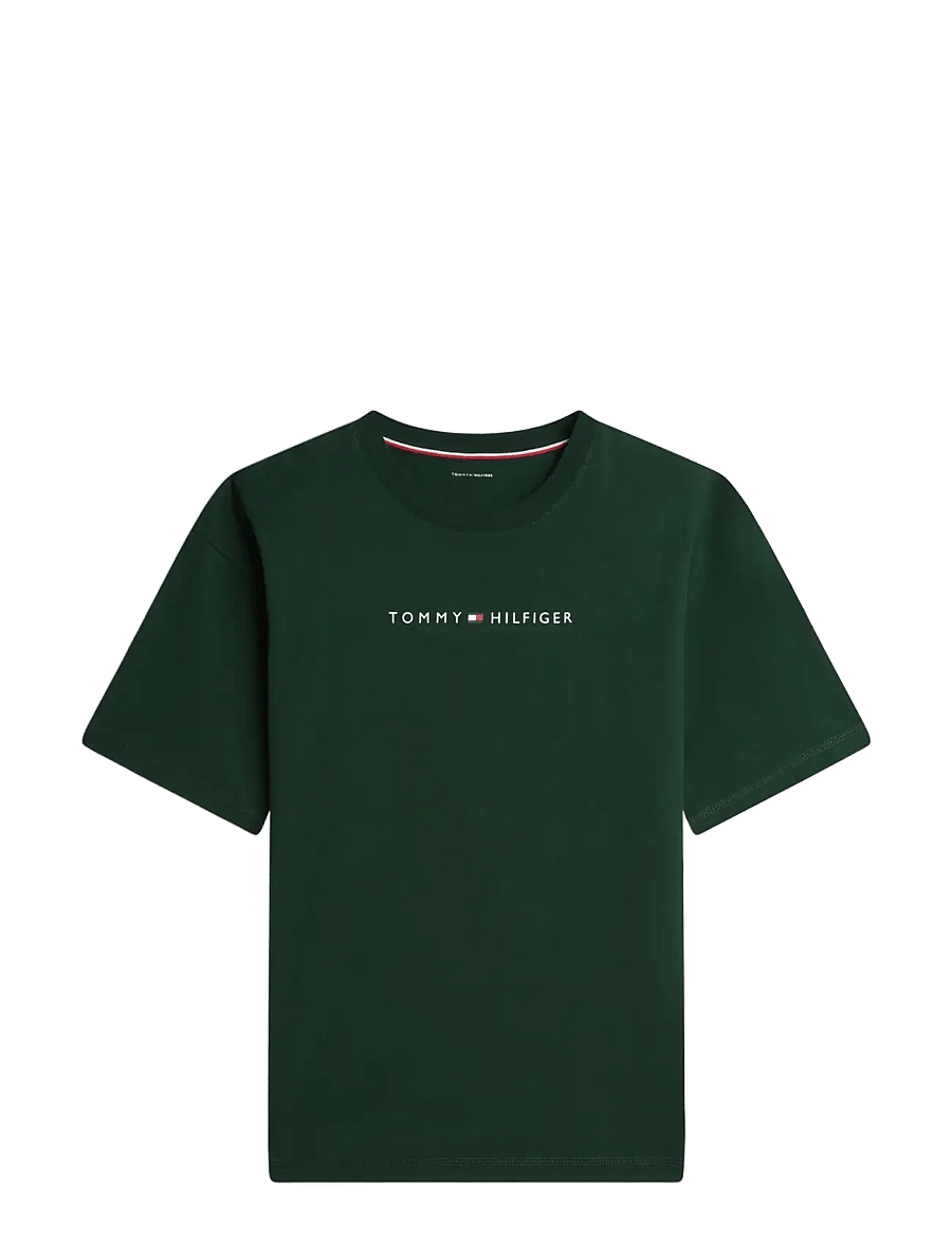 Tommy Hilfiger - SS TEE CONT. LOGO - lühikeste varrukatega t-särgid - nocturnal green - 1