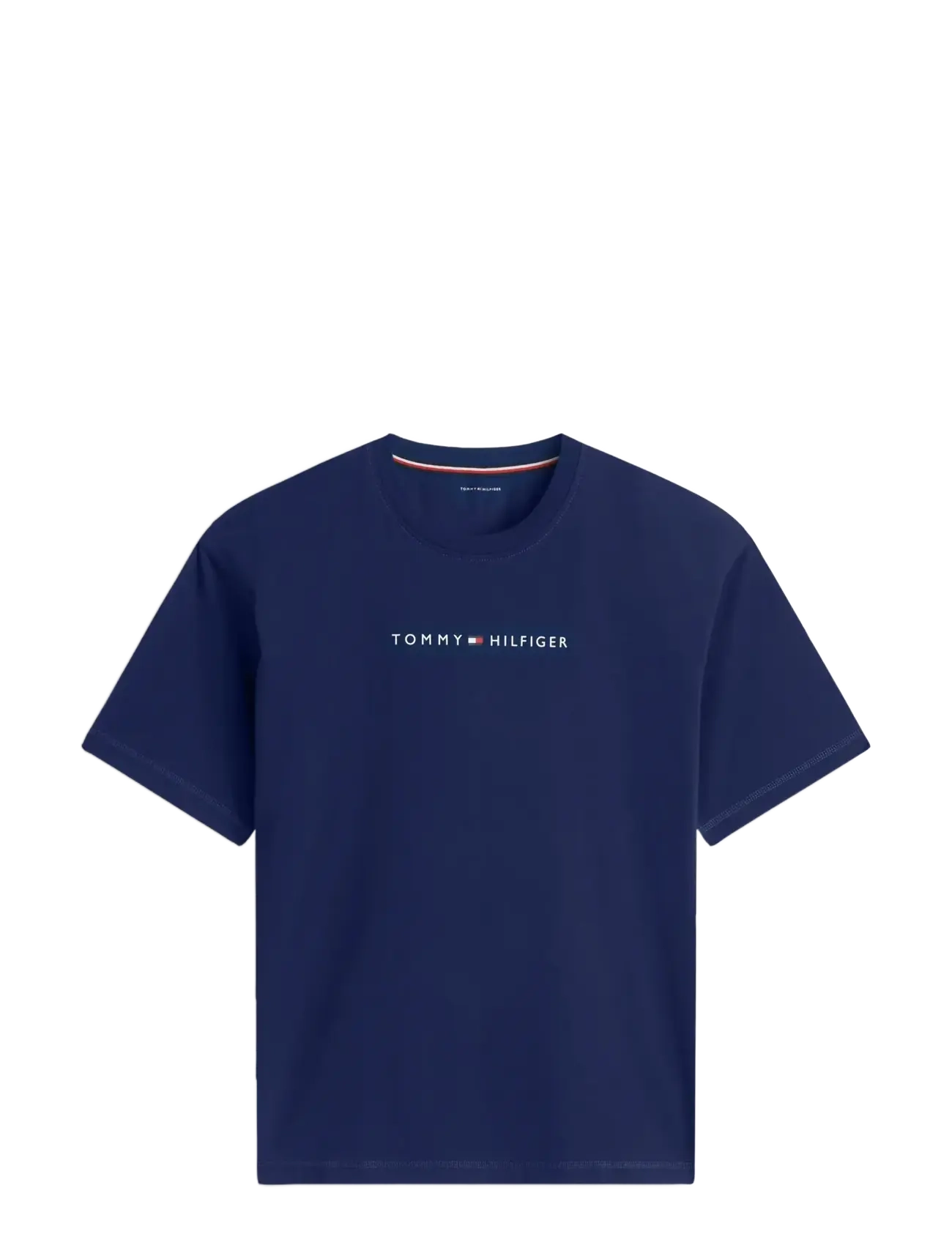 Tommy Hilfiger - SS TEE CONT. LOGO - kortärmade t-shirts - rich navy - 1
