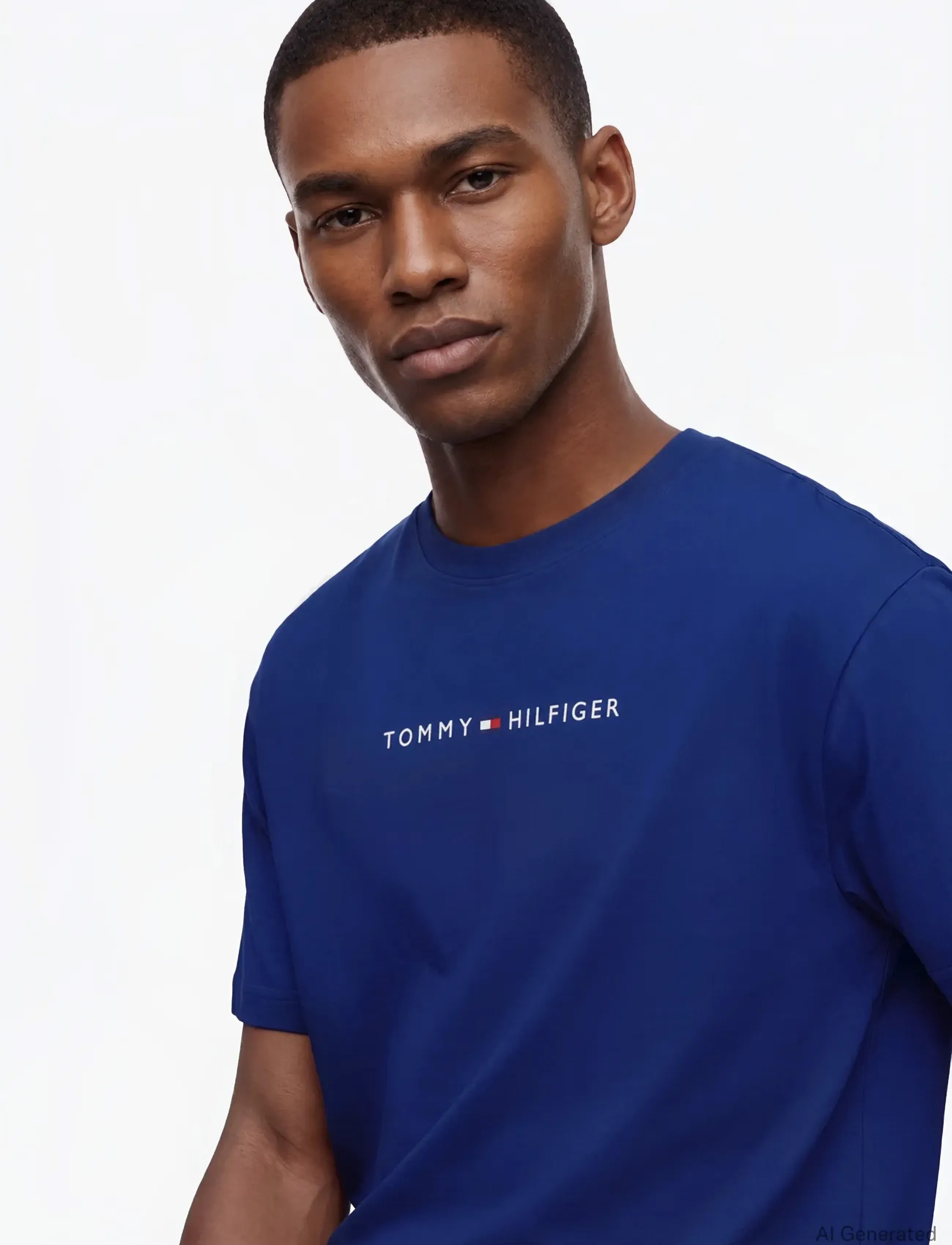 Tommy Hilfiger - SS TEE CONT. LOGO - kortärmade t-shirts - rich navy - 3