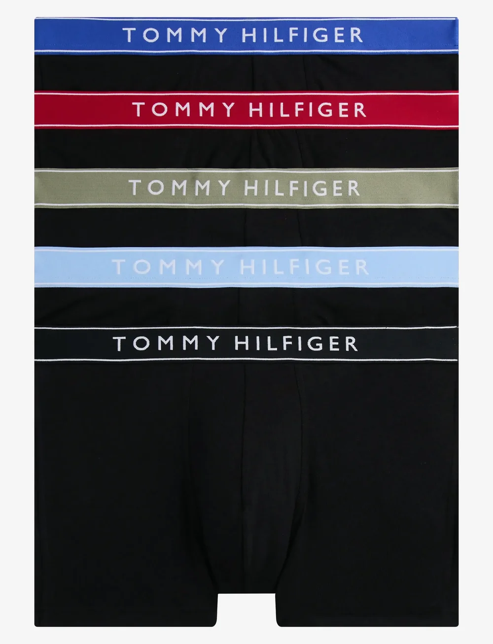 Tommy Hilfiger - 5P TRUNK WB - majtki w wielopaku - md rd/ves blu/nb blu/blk/ut sge - 1