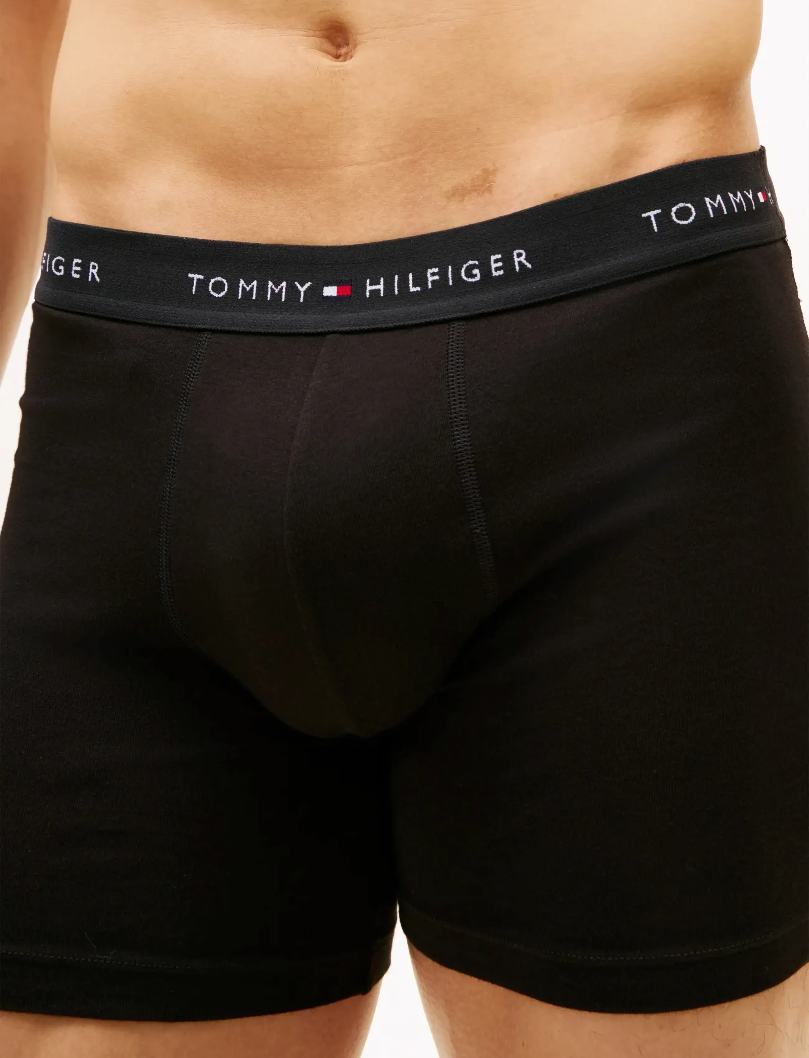 Tommy Hilfiger - 3P BOXER BRIEF DTM - unterhosen im multipack - black black black - 3