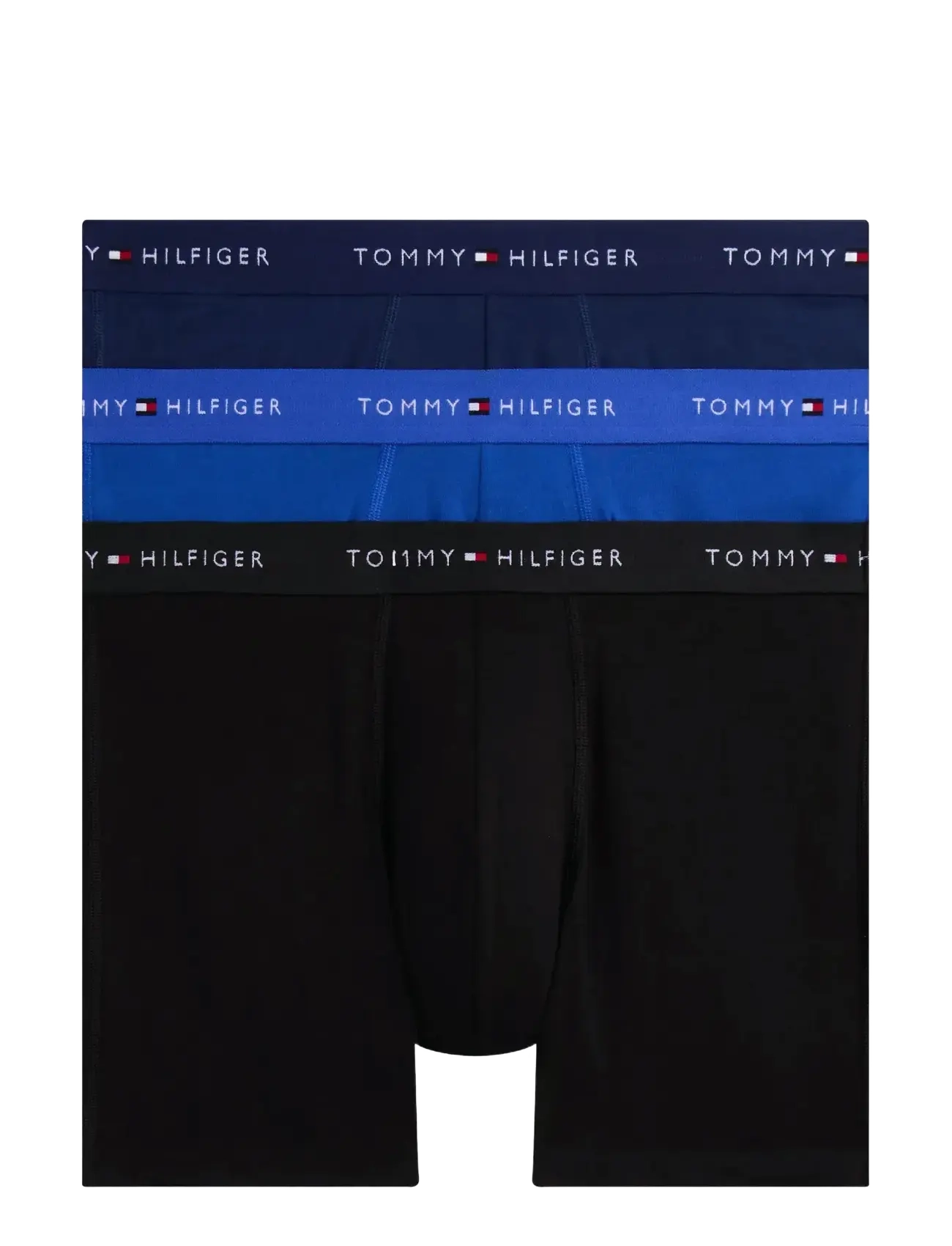 Tommy Hilfiger 3P BOXER BRIEF DTM - Underbukser - NOB BLU PRP NVY BLK / black