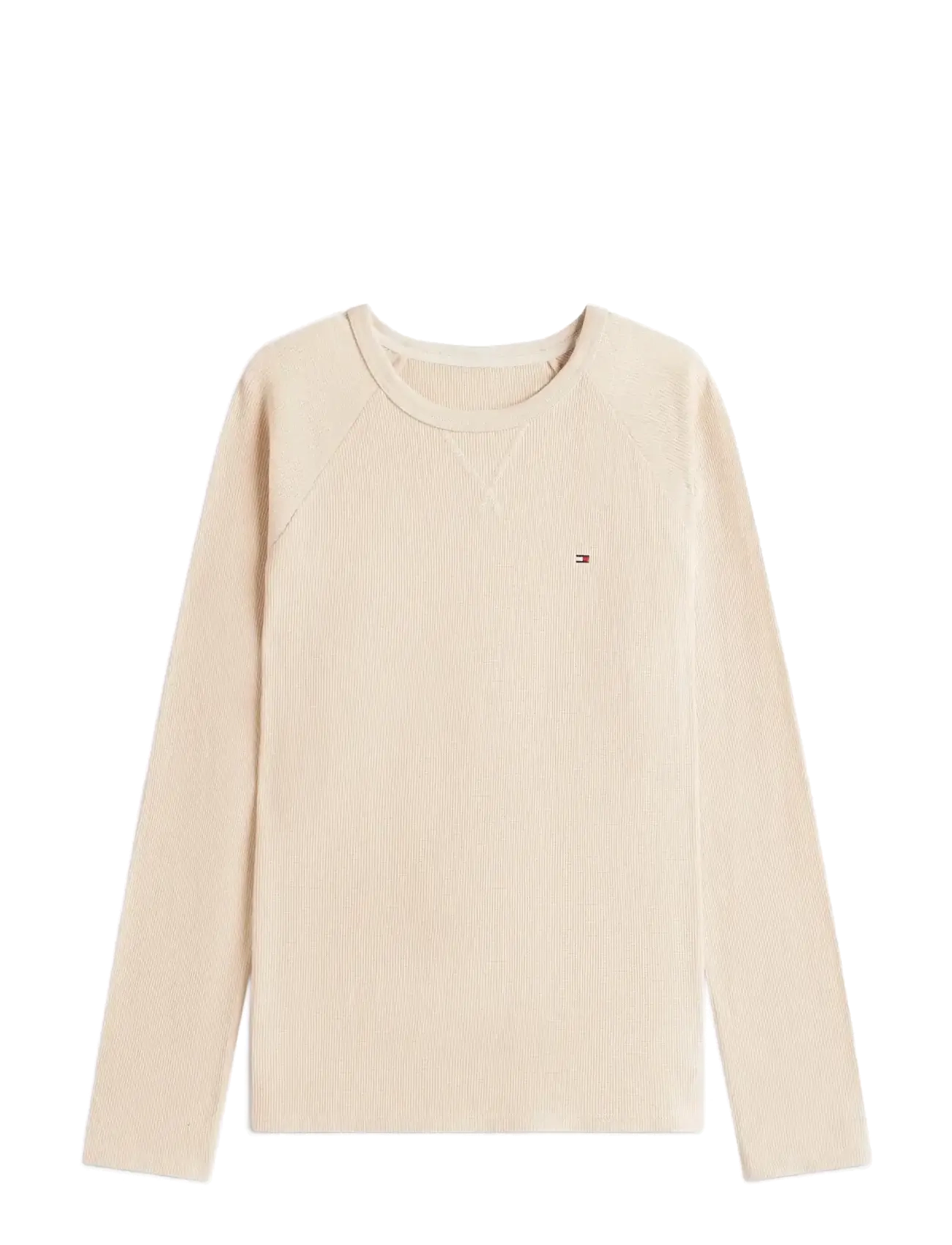 Tommy Hilfiger WB LS WAFFLE & PJ SET - BOXED - T-Shirts - NEWSPRINT / TARTAN NEWSPRINT / beige