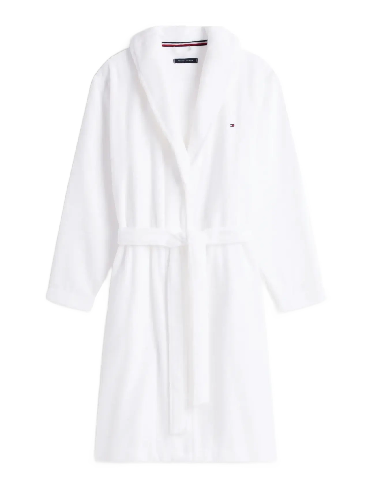 Tommy Hilfiger TOWELLING ROBE - Morgonrockar - TH OPTIC WHITE / white