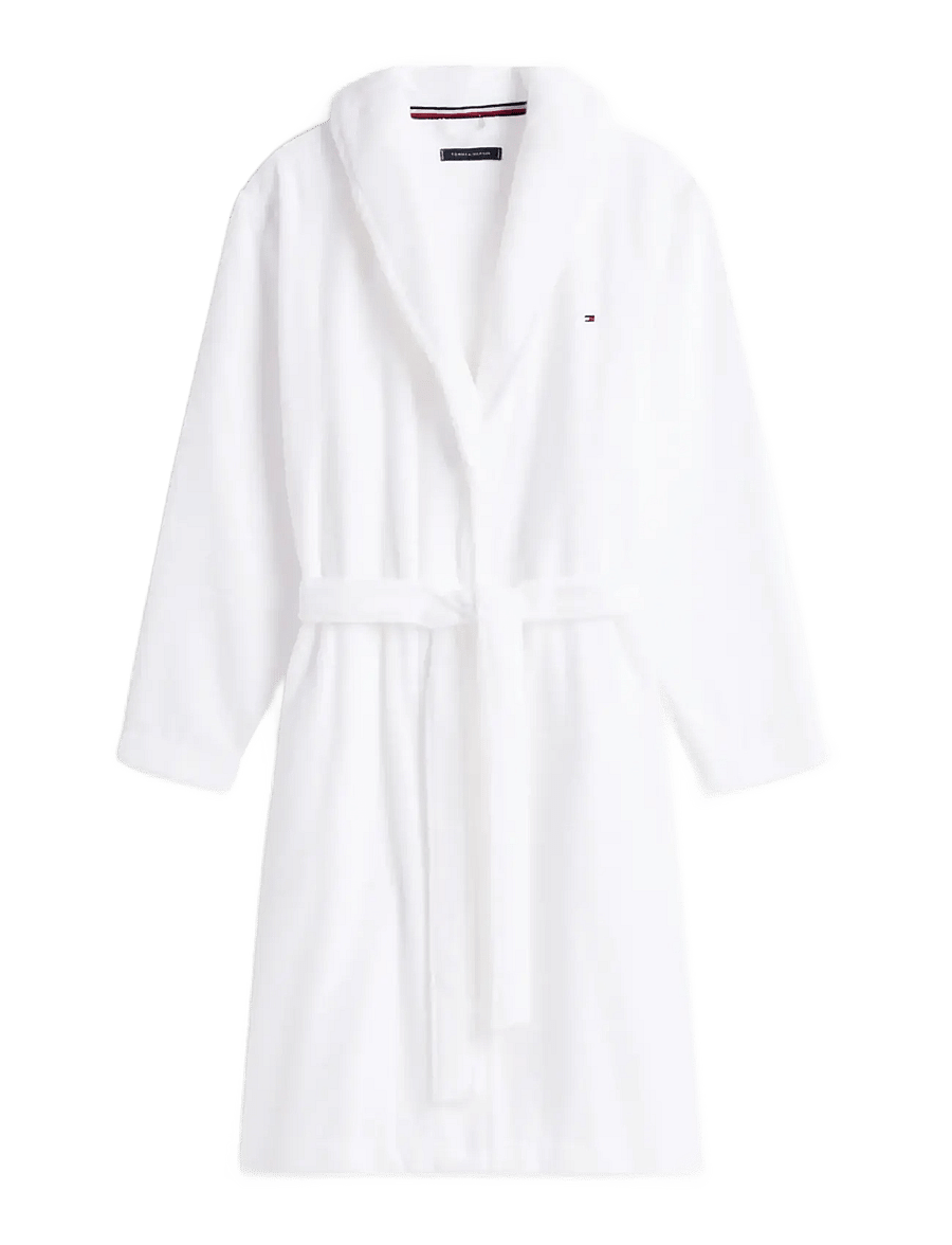 Tommy Hilfiger - TOWELLING ROBE - hommikumantlid - th optic white - 1