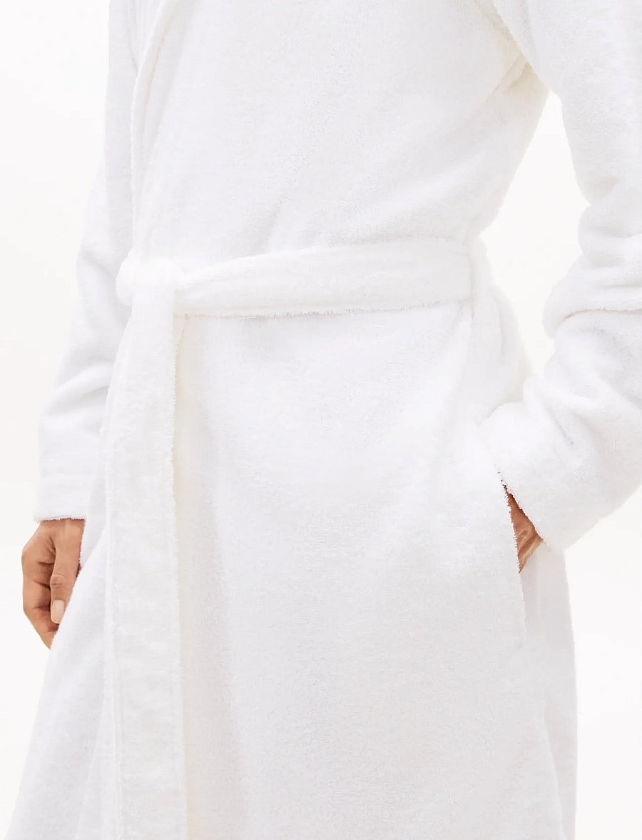 Tommy Hilfiger - TOWELLING ROBE - hommikumantlid - th optic white - 3