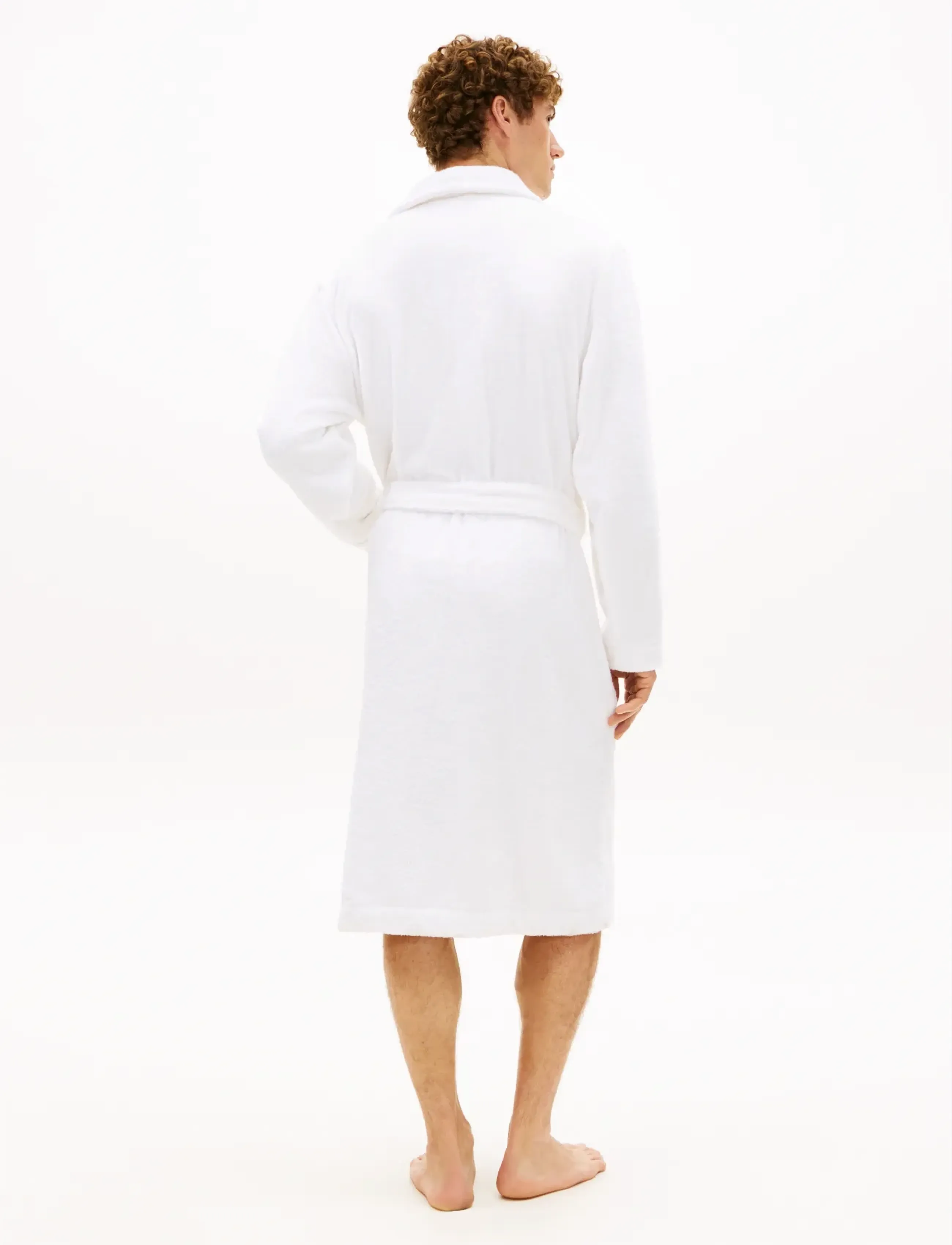 Tommy Hilfiger - TOWELLING ROBE - bademäntel - th optic white - 4