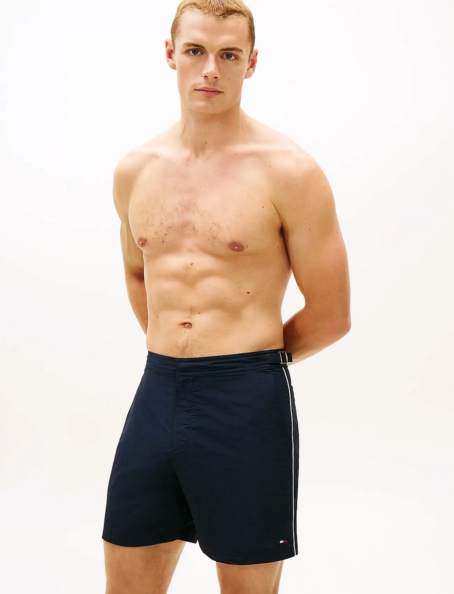 Tommy Hilfiger - TAILORED SHORT w piping - freizeitshorts - desert sky - 0