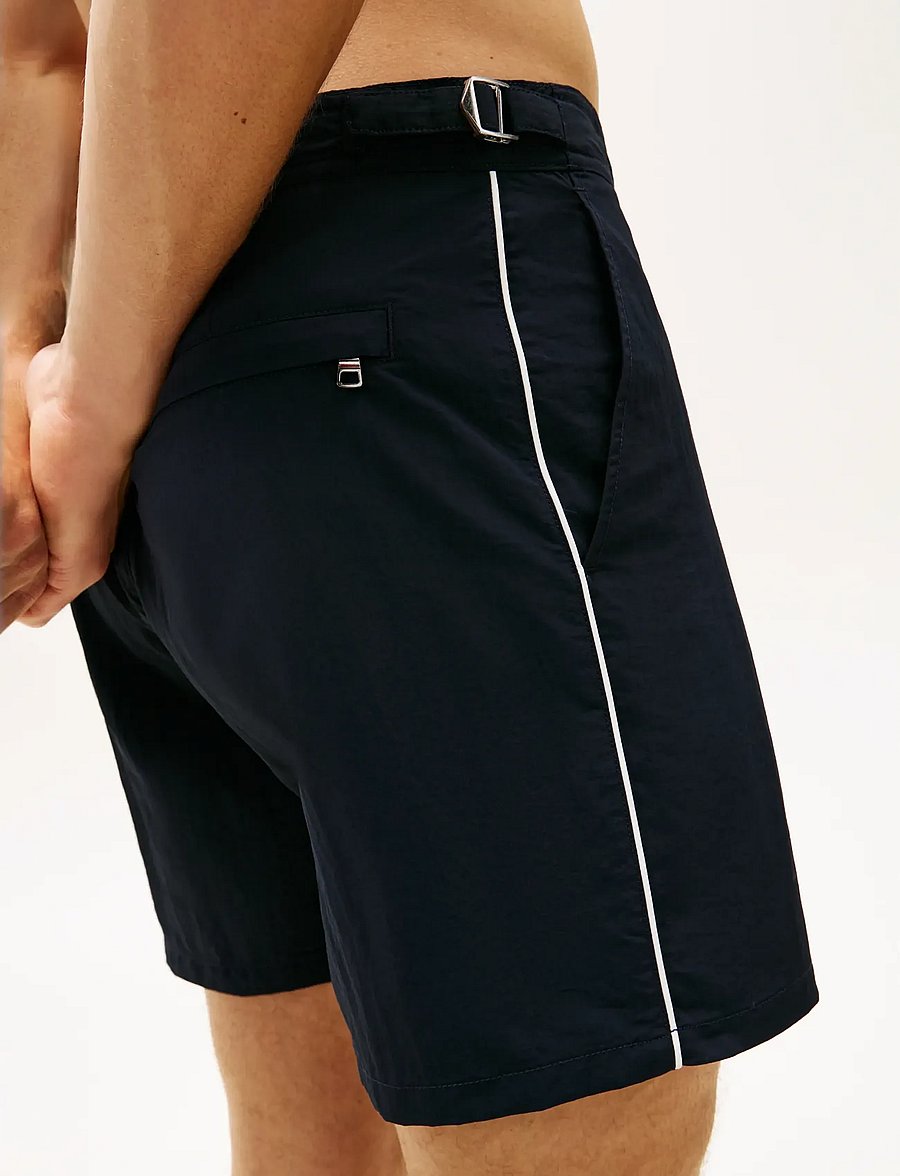 Tommy Hilfiger - TAILORED SHORT w piping - freizeitshorts - desert sky - 4