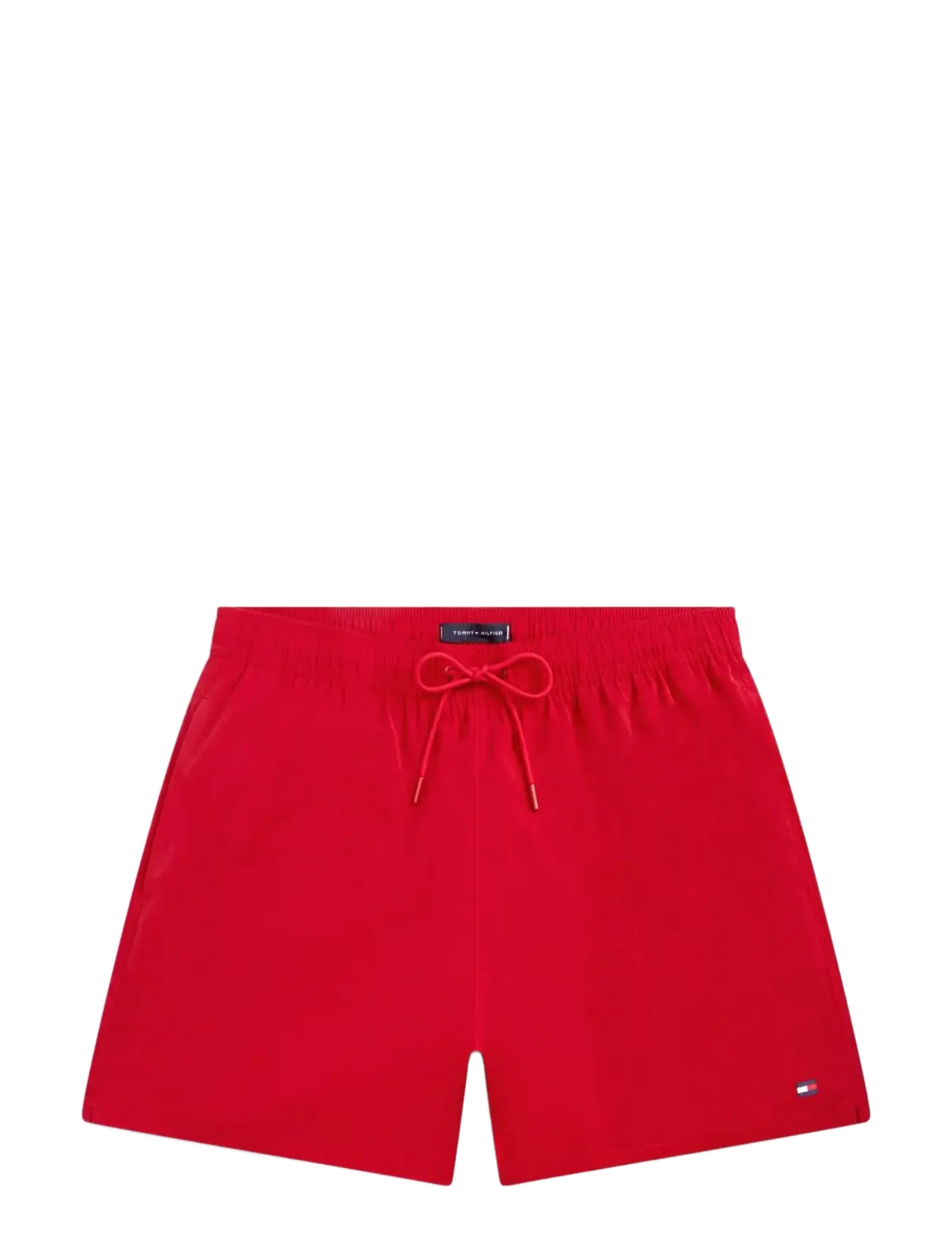 Tommy Hilfiger MEDIUM DRAWSTRING JACQUARD - Badkläder - LINEAR FLAG MONOGRAM MEDIUM RED / red