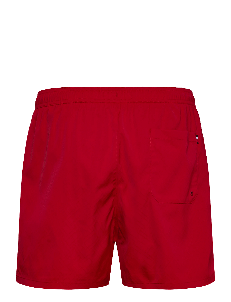 Tommy Hilfiger - MEDIUM DRAWSTRING JACQUARD - badeshorts - linear flag monogram medium red - 2
