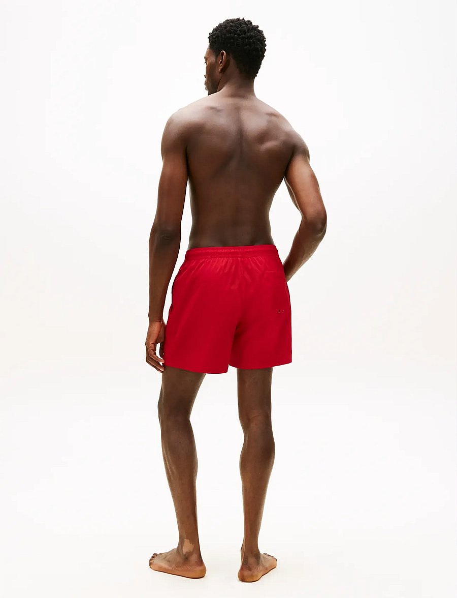 Tommy Hilfiger - MEDIUM DRAWSTRING JACQUARD - badeshorts - linear flag monogram medium red - 3