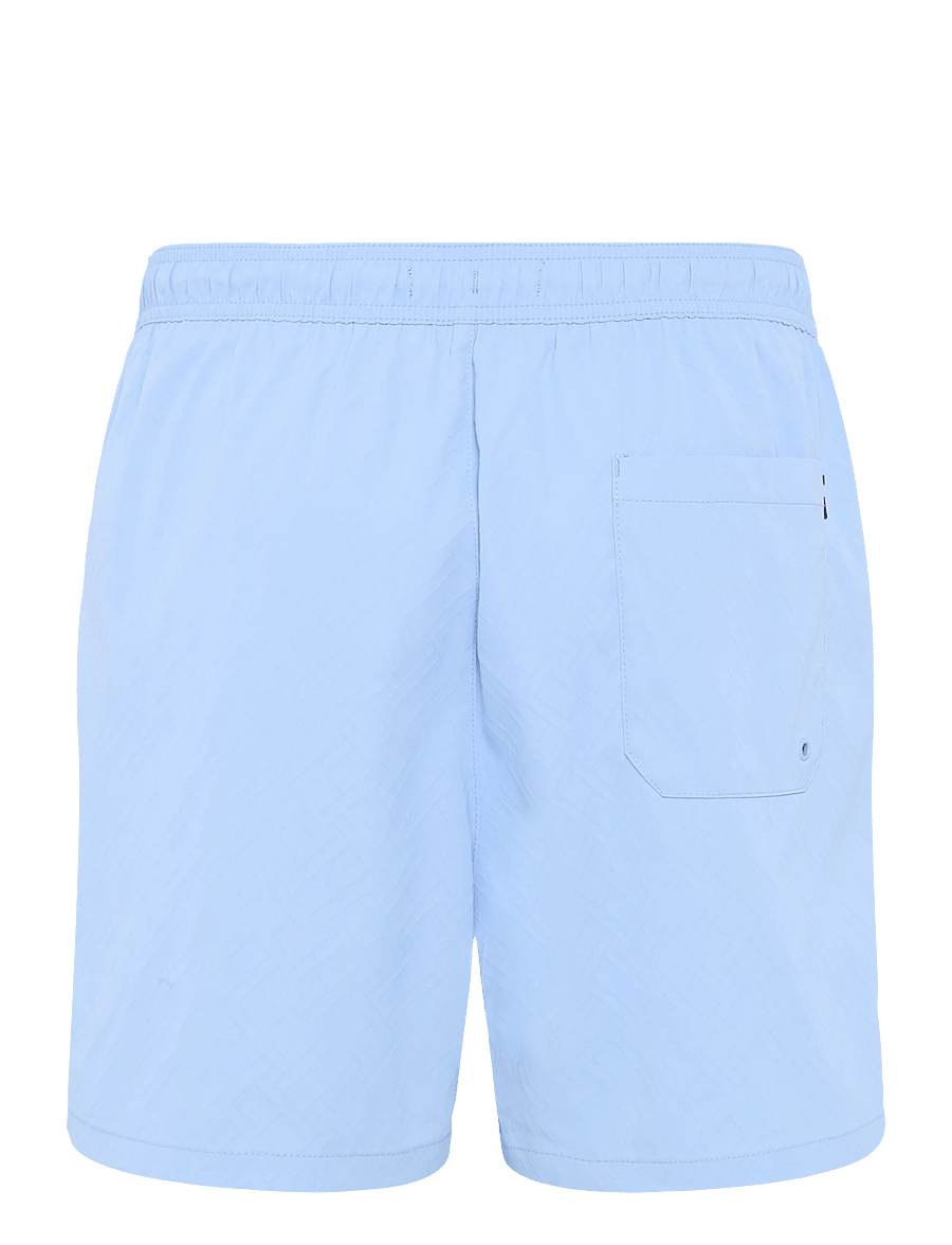 Tommy Hilfiger - MEDIUM DRAWSTRING JACQUARD - badehose - linear flag monogram vessel blue - 2