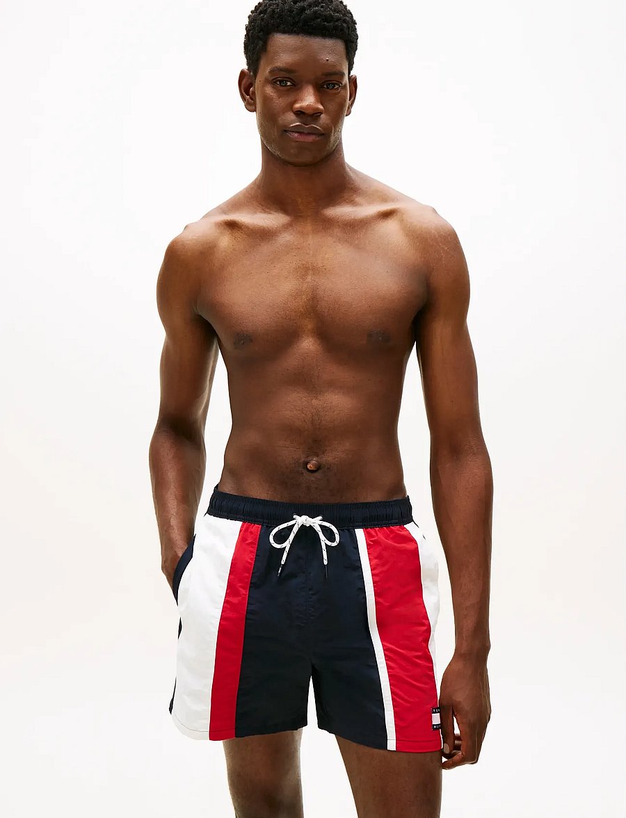 Tommy Hilfiger - MEDIUM DRAWSTRING CUT&SEW - swim shorts - desert sky - 0